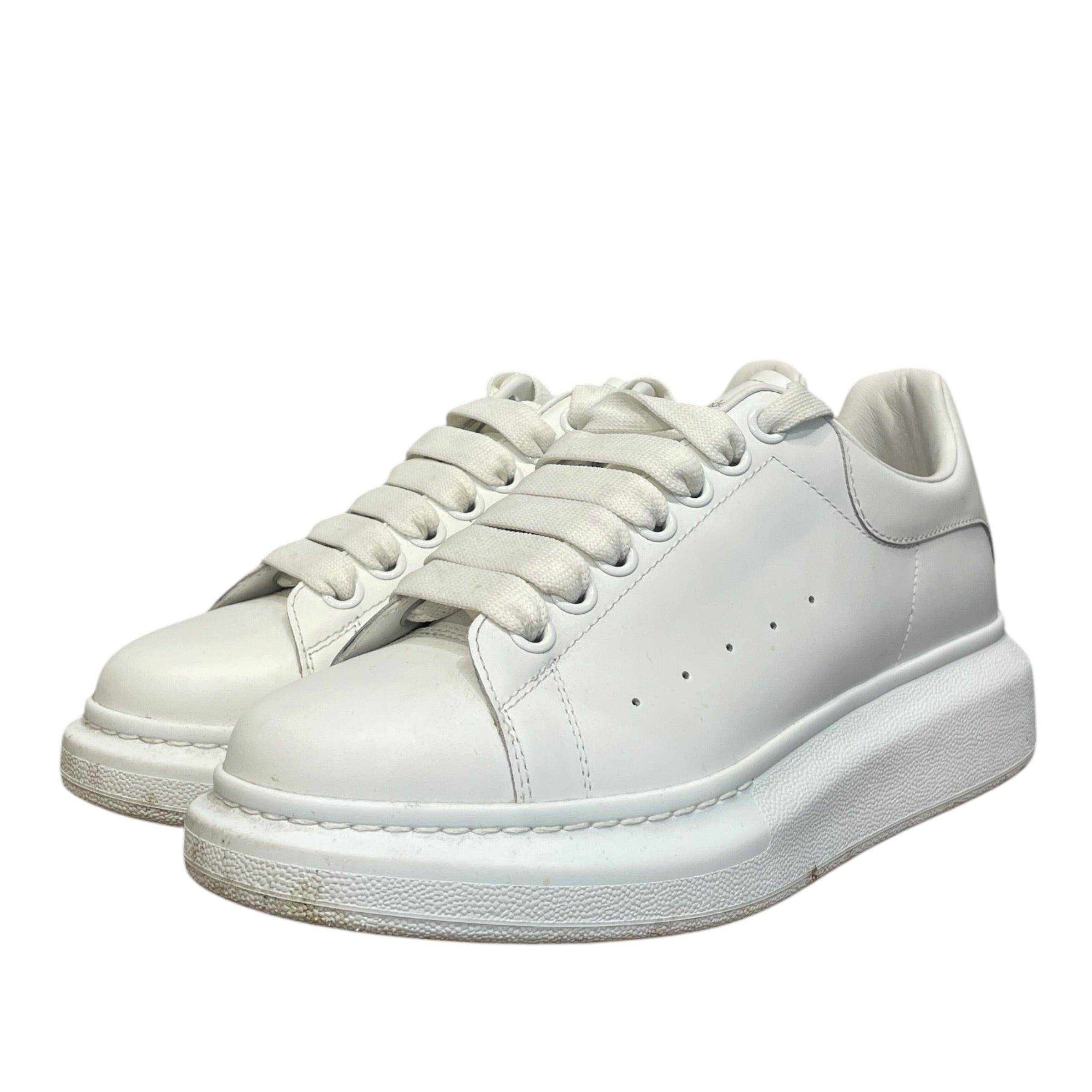 Alexander McQueen/Low-Sneakers/US 8/Leather/WHT/larry sneaker white mcqueen view 3