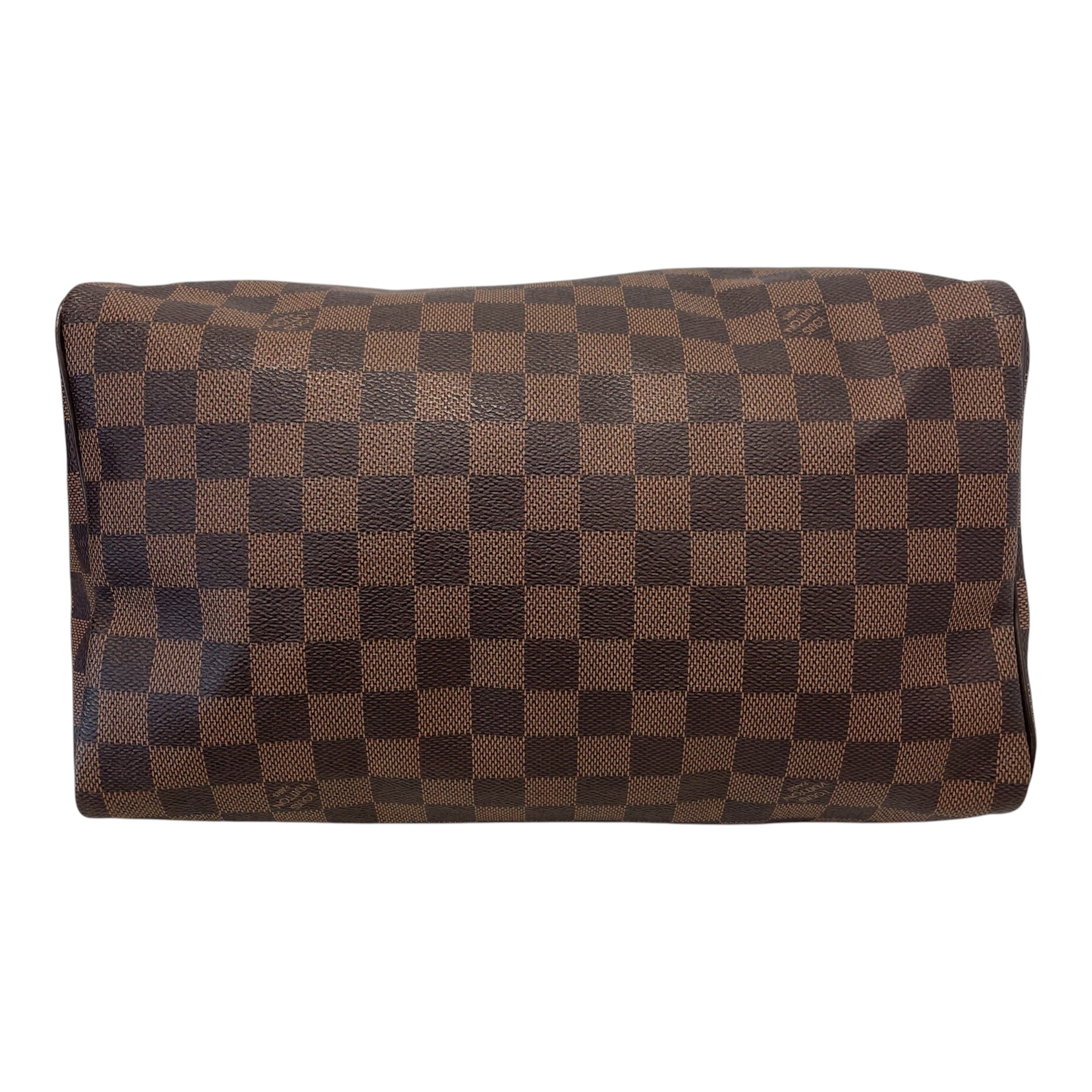 LOUIS VUITTON/Bag/Plaid/Leather/BRW/LV Speedy Bandouliere view 3