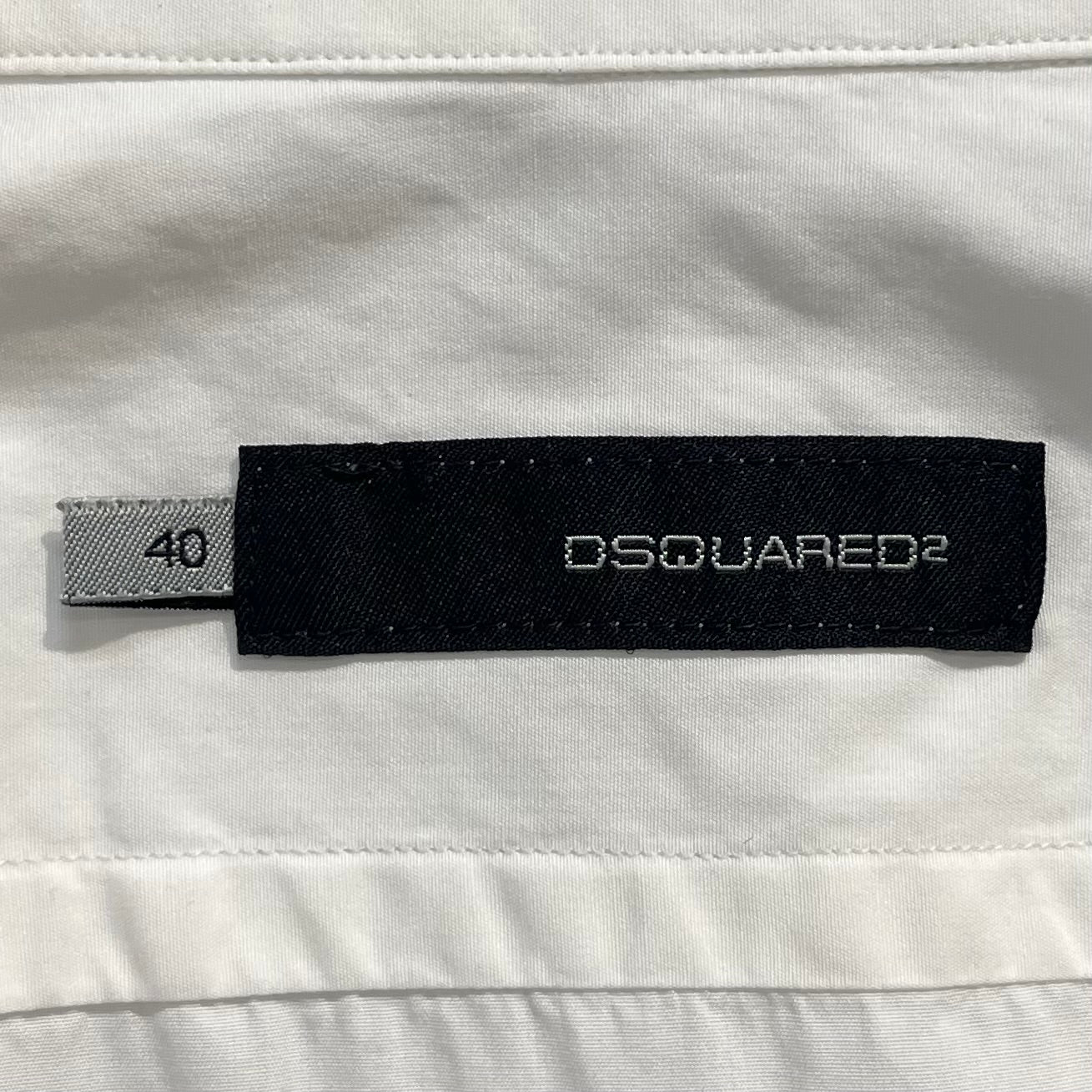 DSQUARED2/LS Blouse/40/Cotton/WHT/red lady view 5