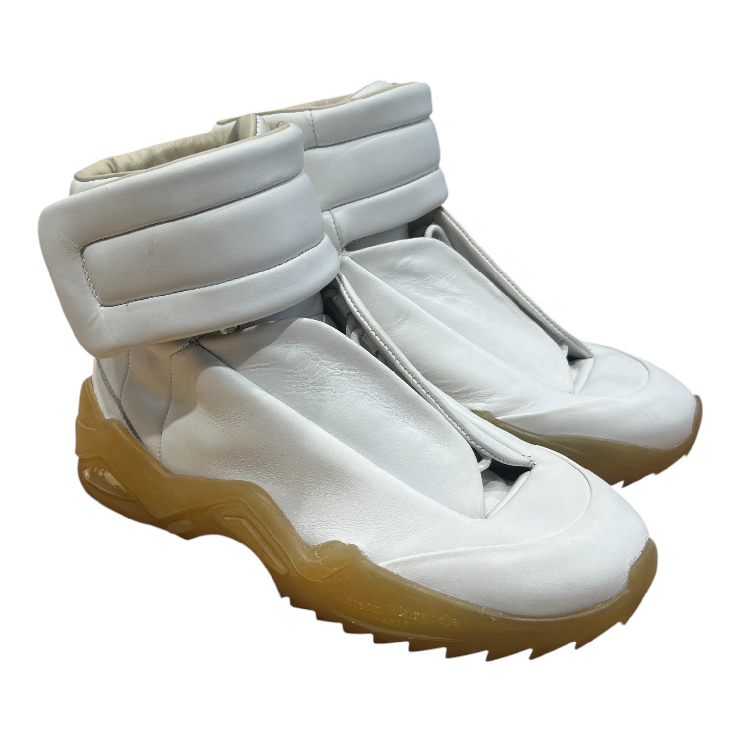 Martin Margiela/Hi-Sneakers/EU 41/Leather/WHT/Future view 1
