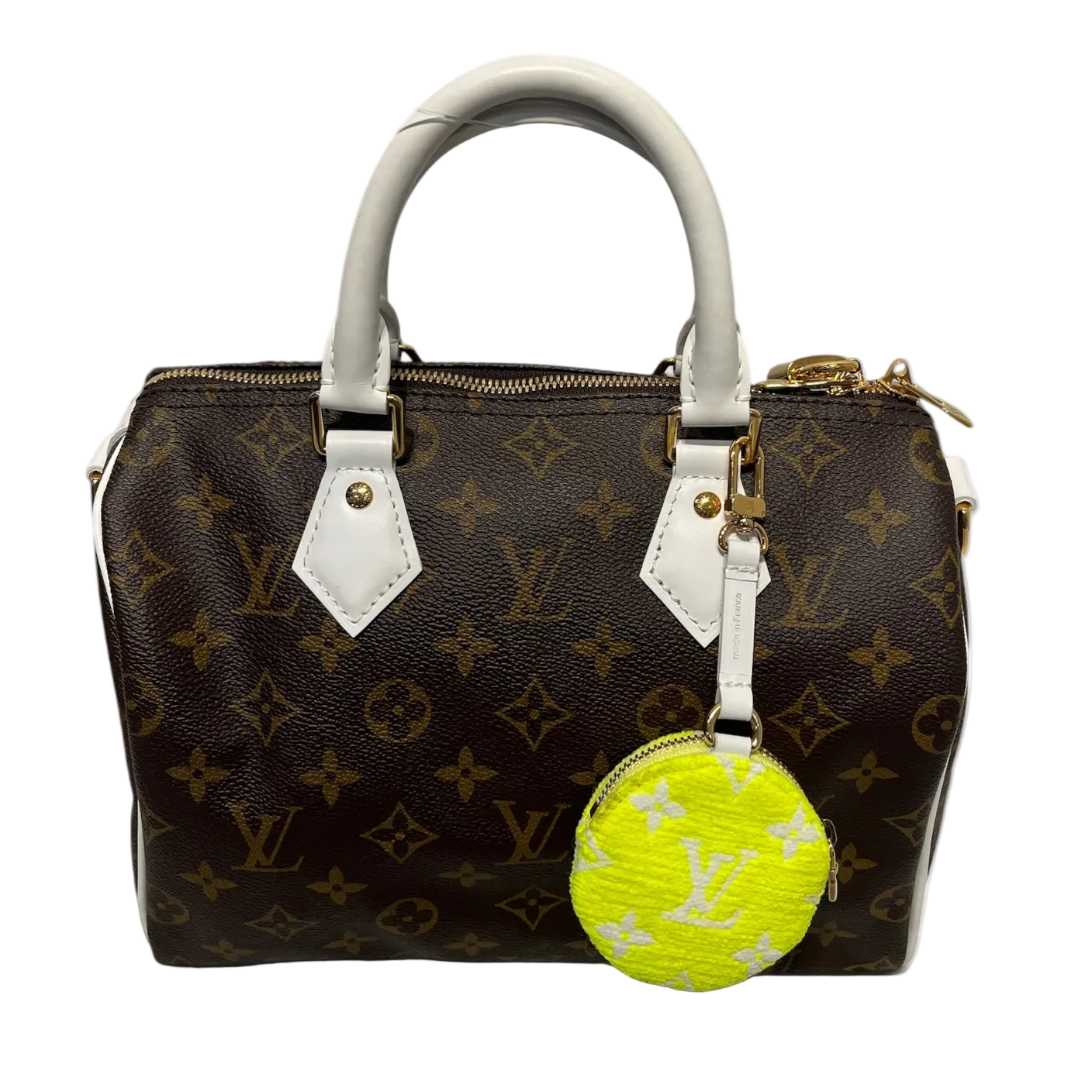 LOUIS VUITTON/Boston Bag/Leather/BRW/Speedy Bandouliere 25 Tennis view 1