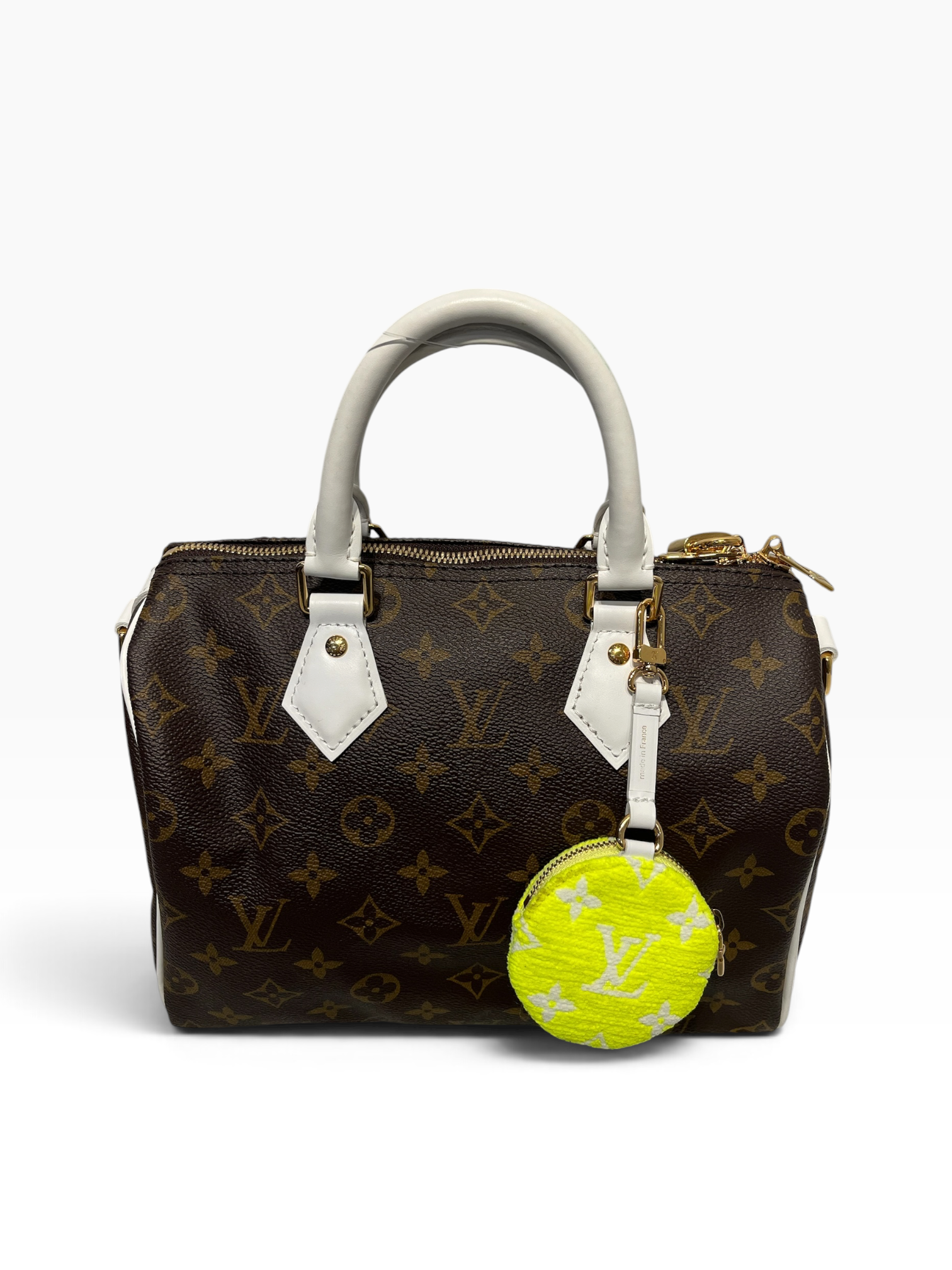LOUIS VUITTON/Boston Bag/Leather/BRW/Speedy Bandouliere 25 Tennis view 2