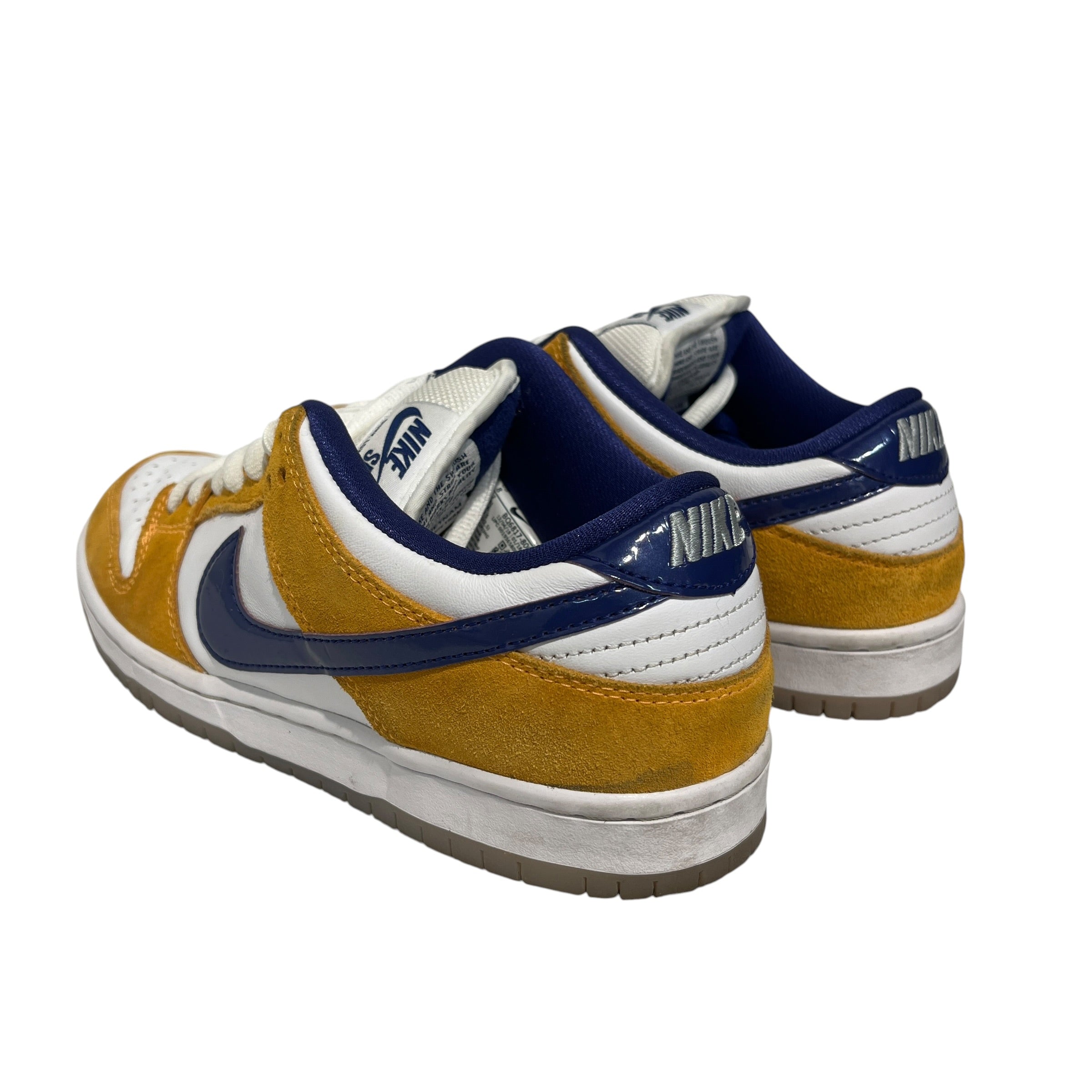 NIKE SB/Low-Sneakers/US 8/Cotton/YEL/laser orange view 2