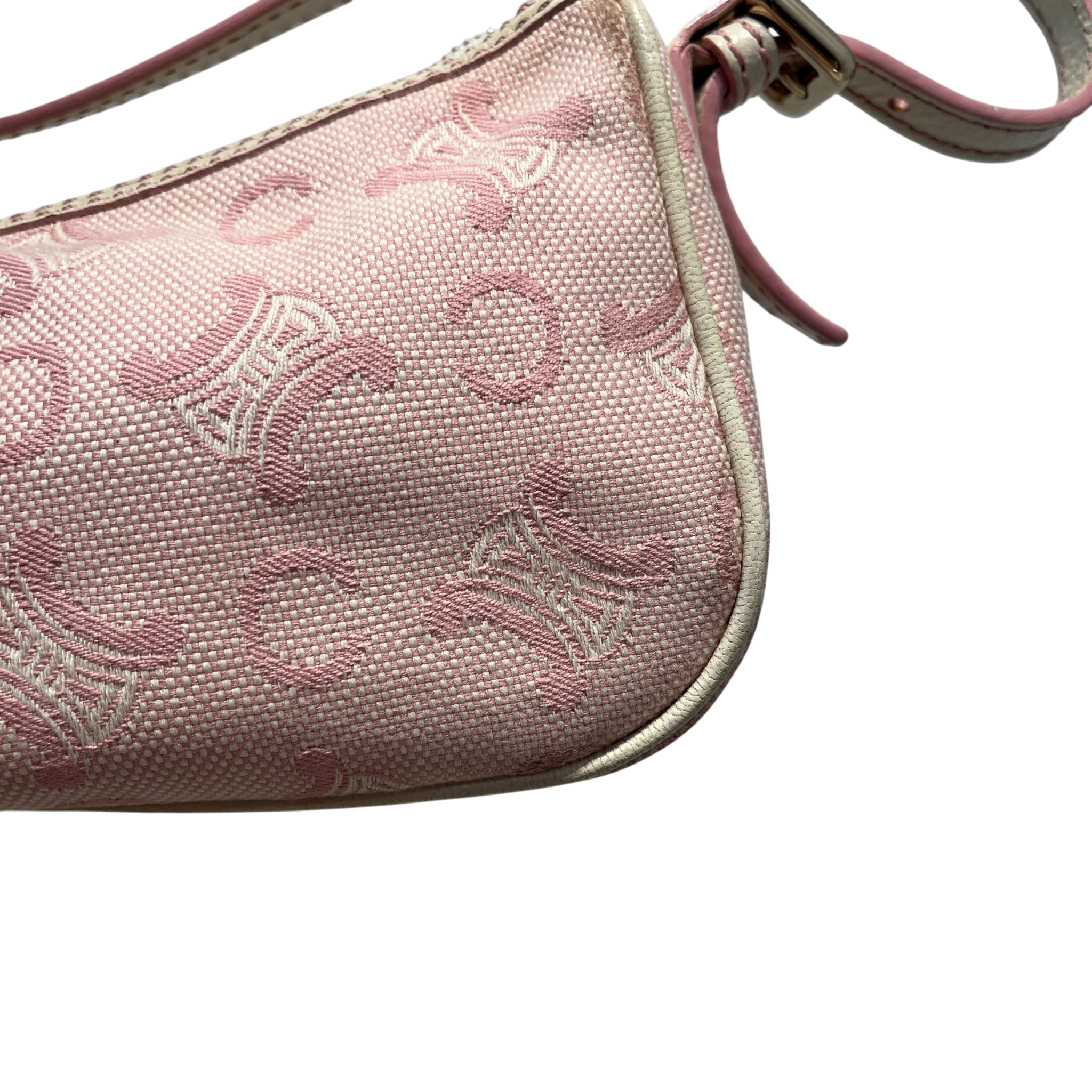 CELINE/Hand Bag/Monogram/Cotton/PNK/C MACADAM CANVAS SHOULDERBAG view 13