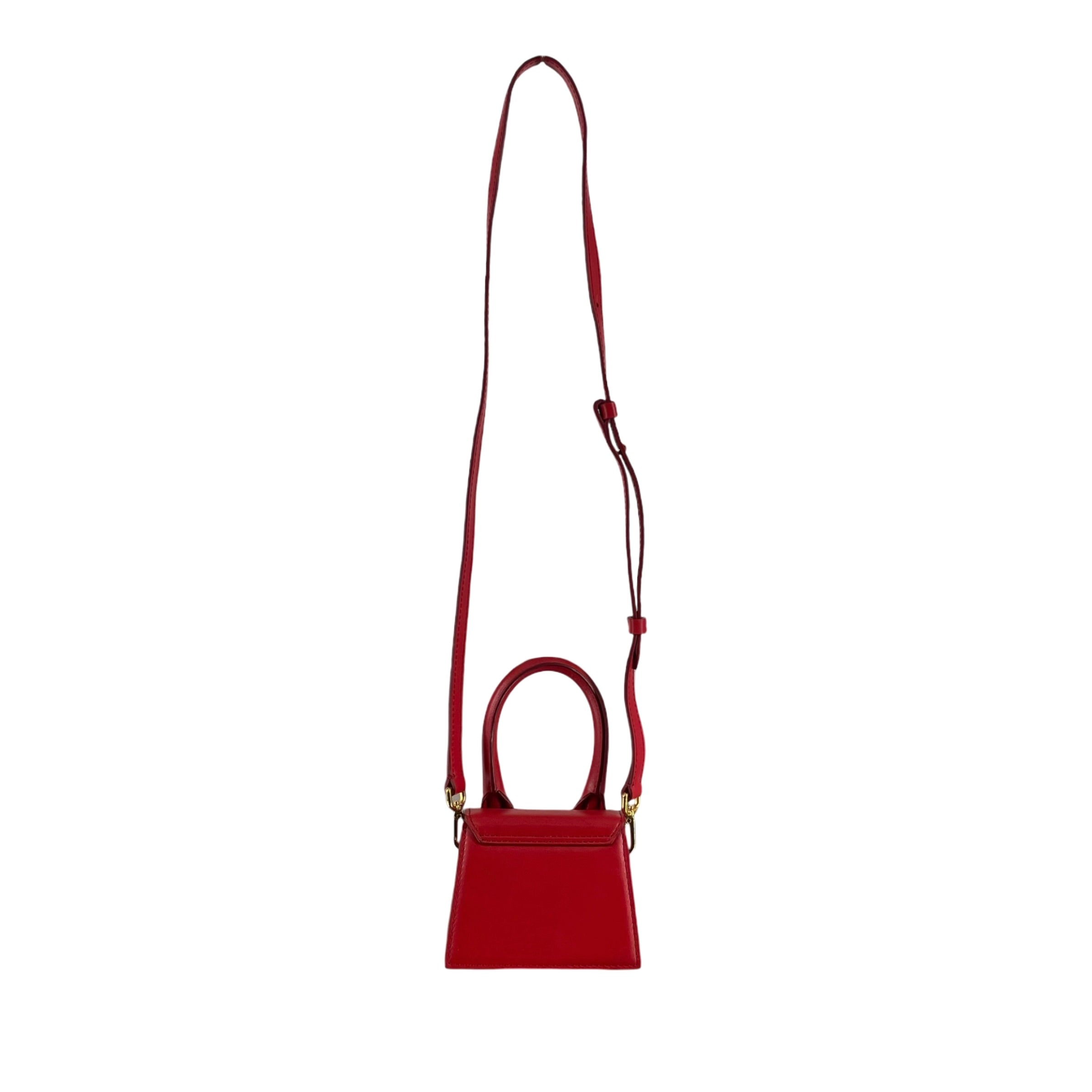 JACQUEMUS/Bag/Leather/RED/RED LE CHIQUITO BAG view 3