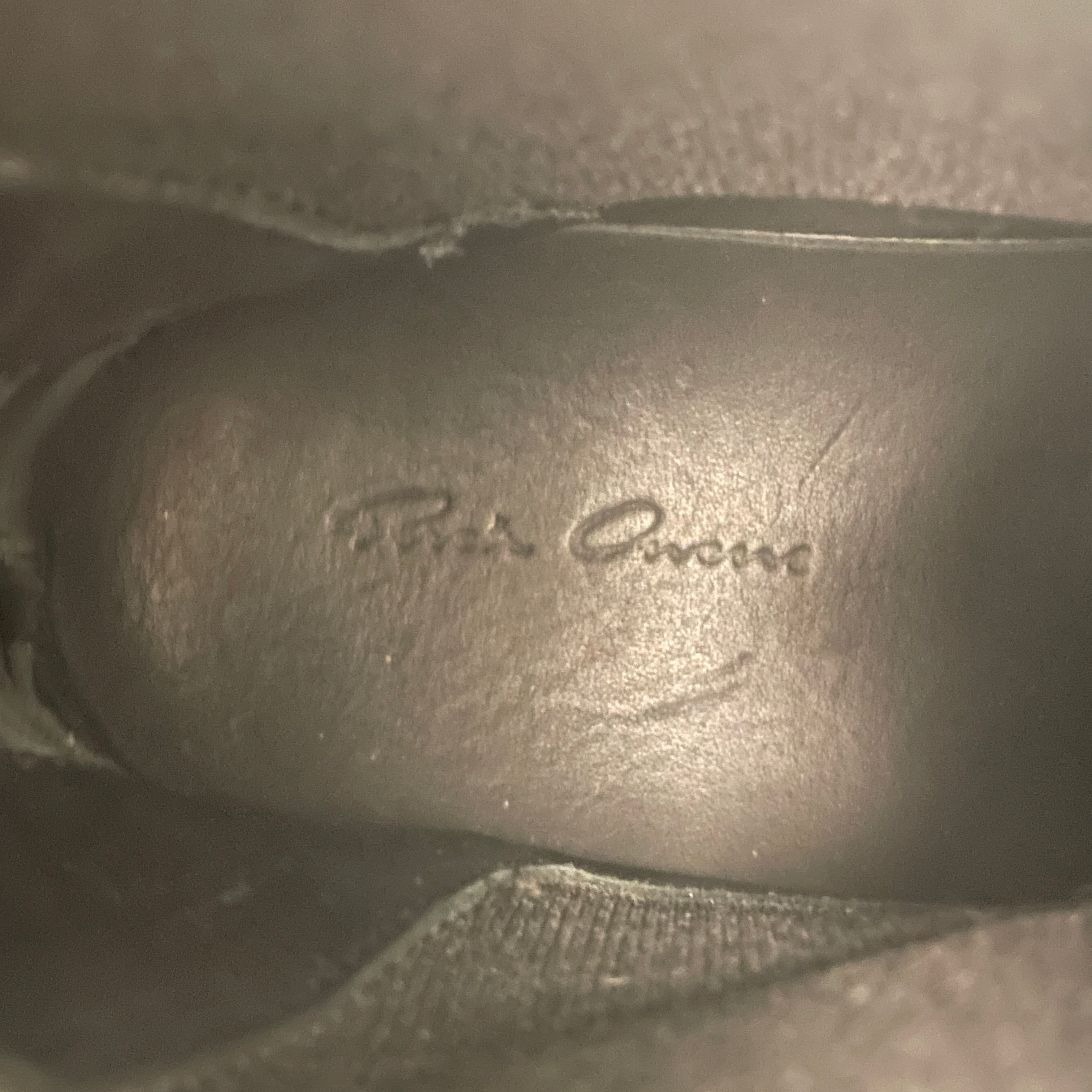 Rick Owens/Chelsea Boots/EU 37/Leather/BLK/BOZO TRACTOR view 6