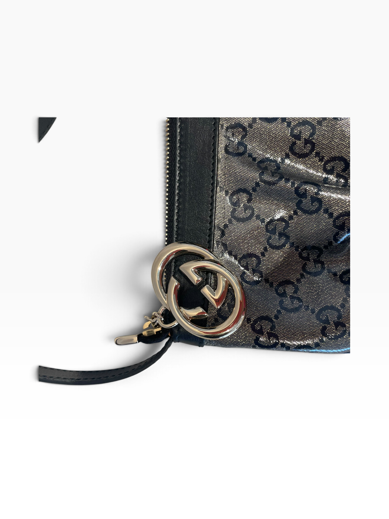 GUCCI/Hand Bag/GRY/GG Crystal-Coated Pochette view 6