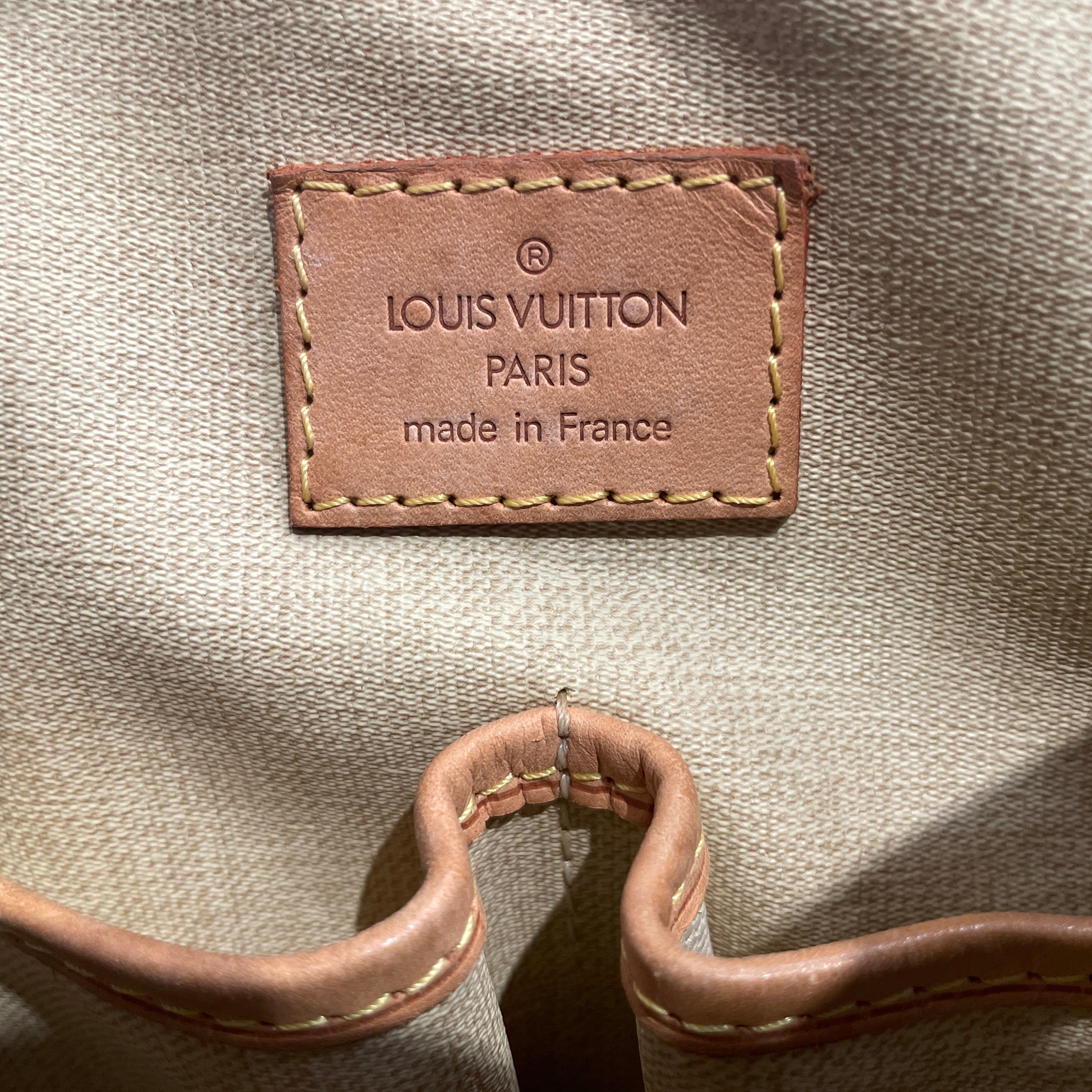 LOUIS VUITTON/Hand Bag/Monogram/Leather/BRW/DEAUVILLE BOWLING BAG view 5