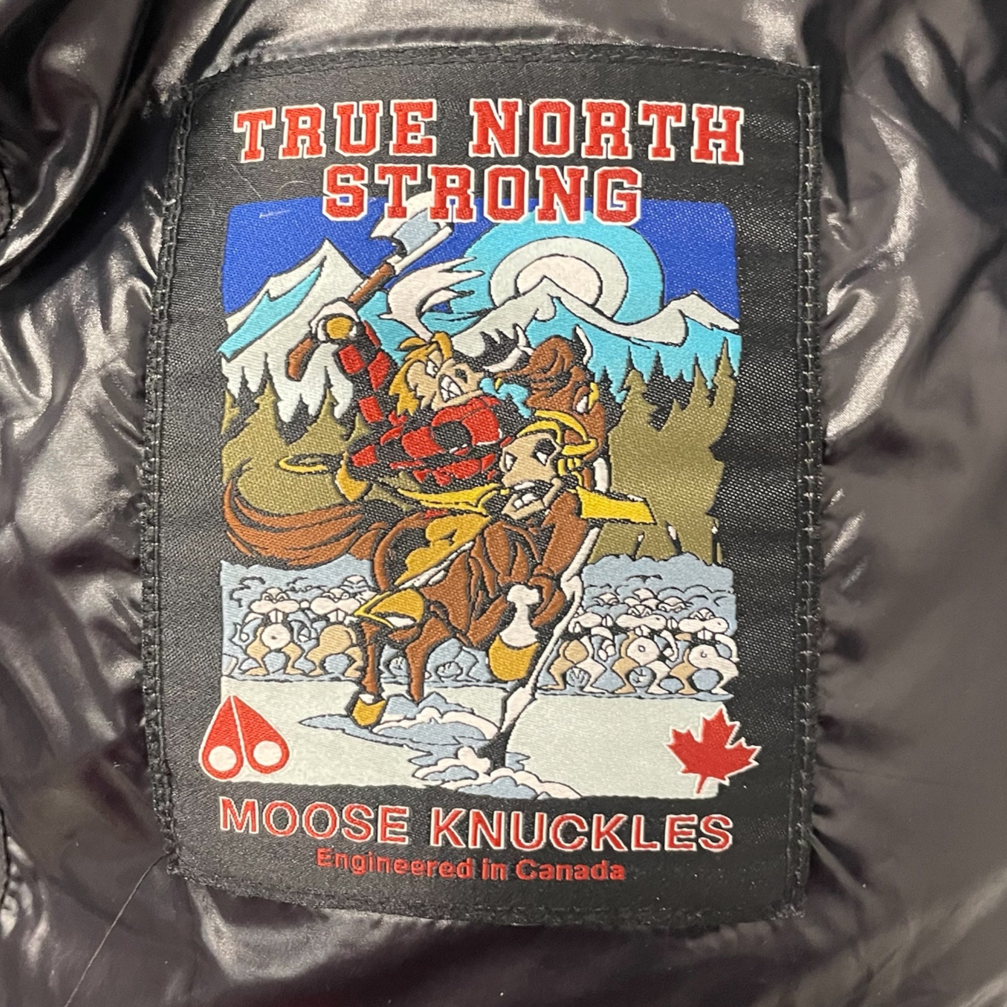 MOOSE KNUCKLES/Puffer Jkt/L/Polyester/BLK/165/84A view 3