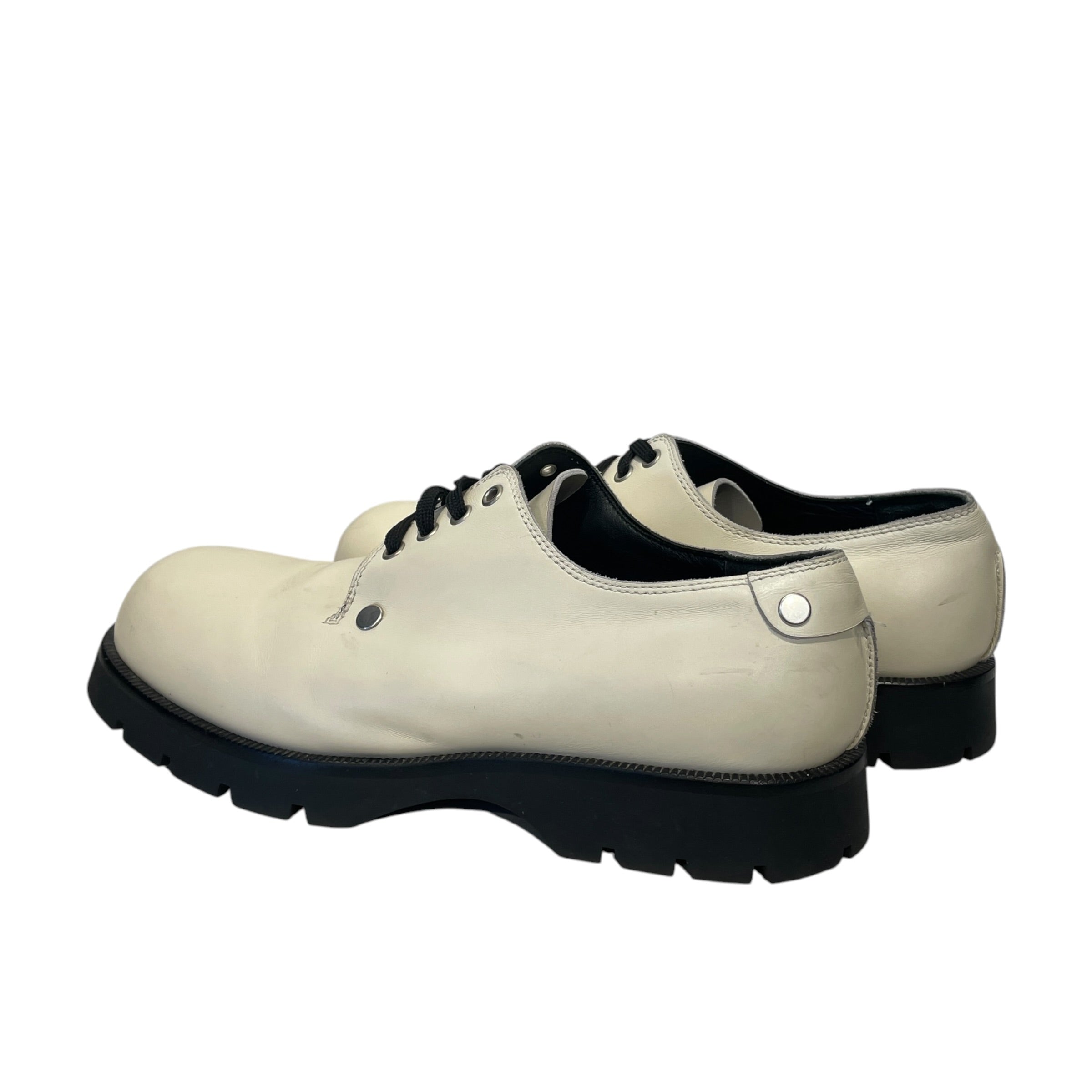 JIL SANDER/Shoes/EU 43/Leather/WHT/STUDDED LEATHER DERBY view 2