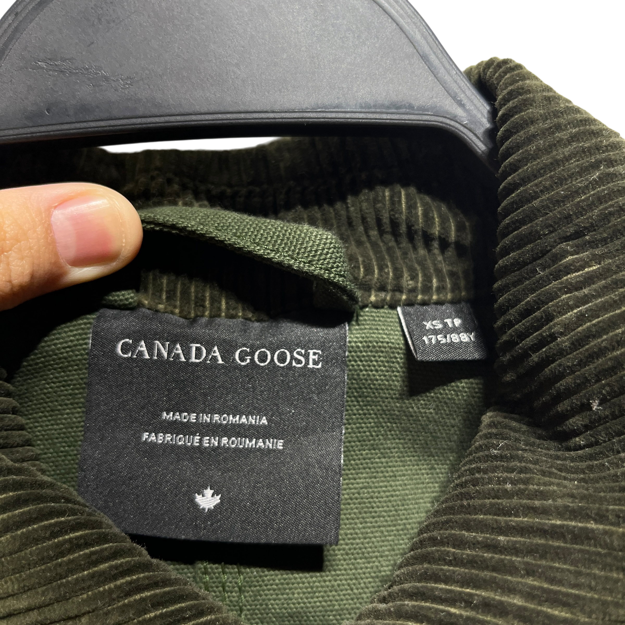 CANADA GOOSE/Jacket/XS/Cotton/GRN/canvas workwear view 2