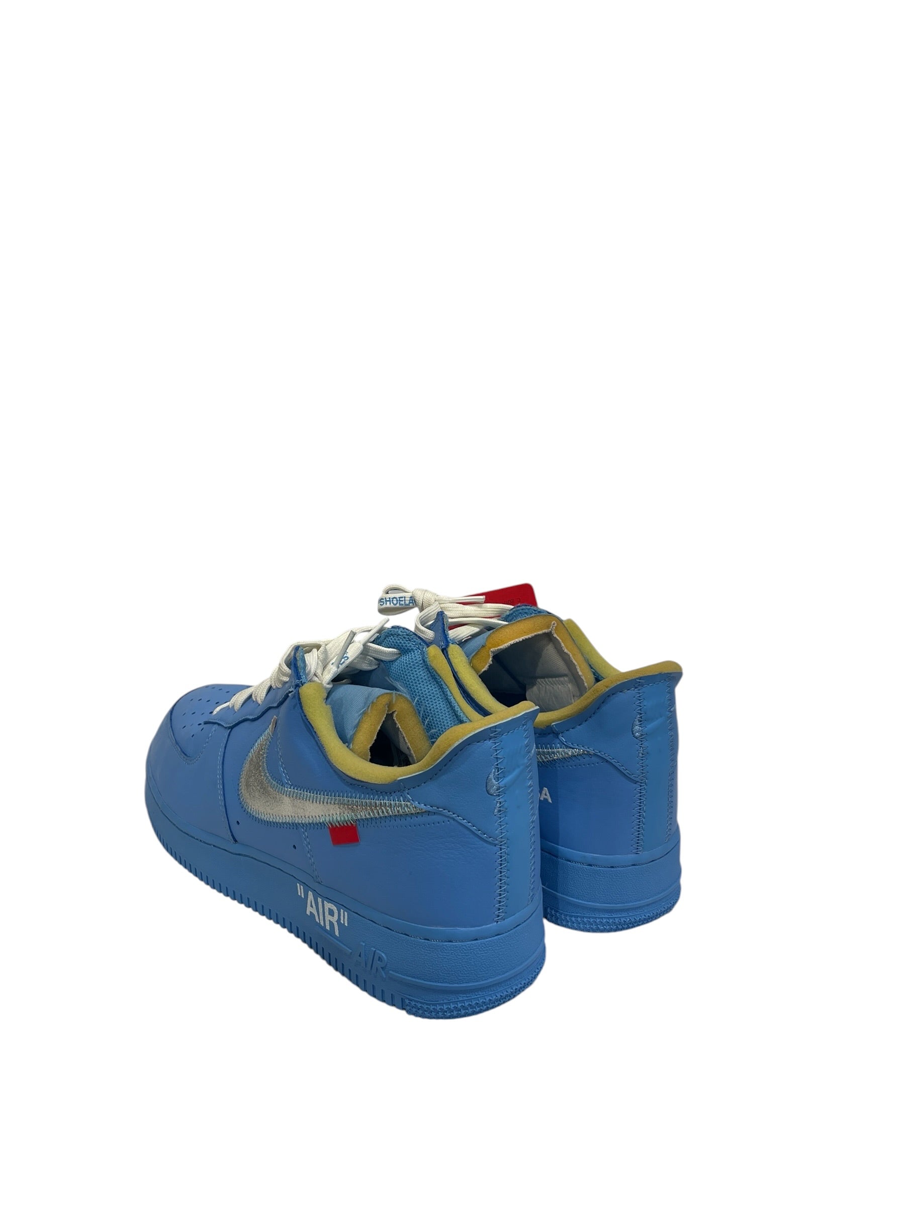 NIKE/OFF-WHITE/Low-Sneakers/US 11.5/Leather/BLU/MCA view 2