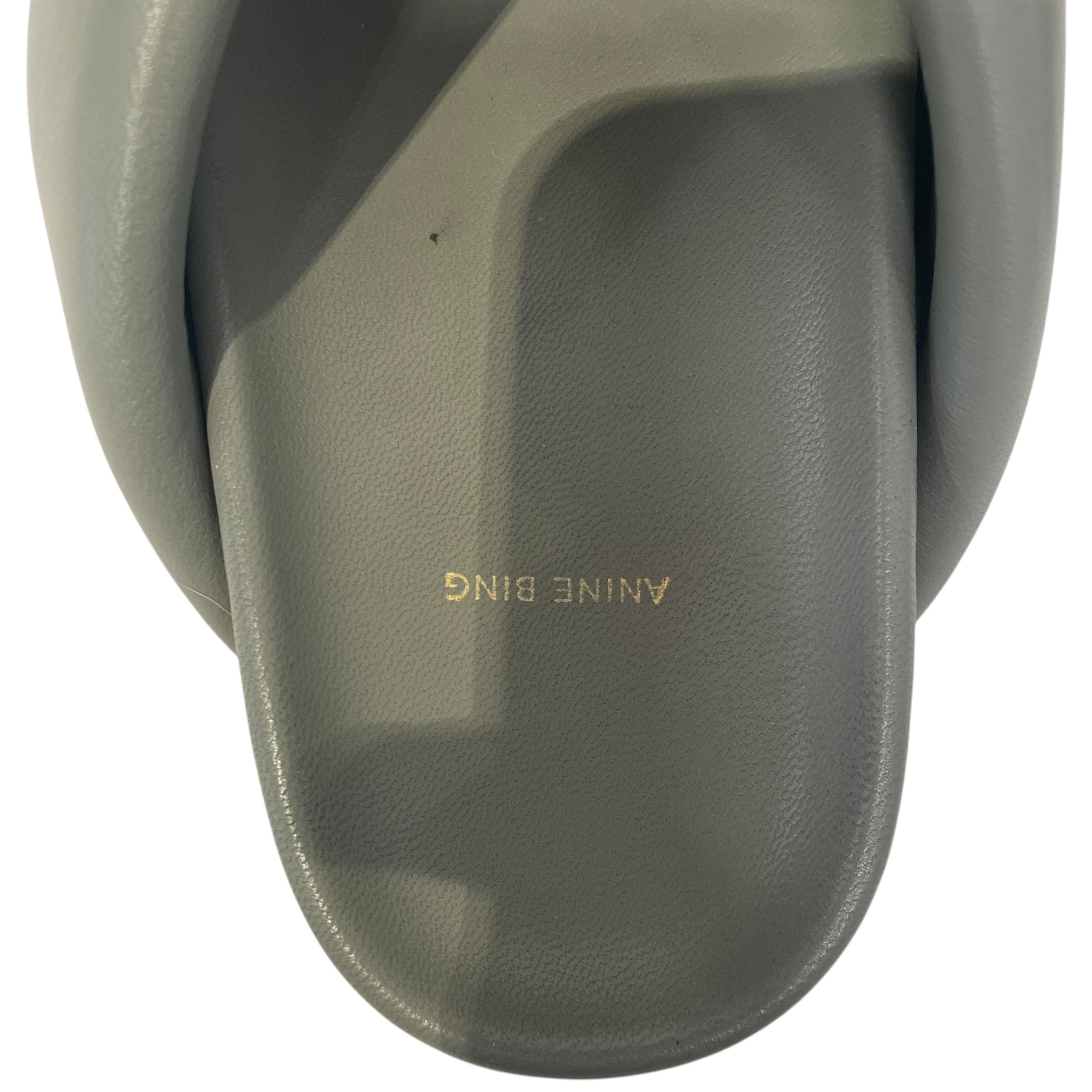 ANINE BING/Sandals/US 7.5/Leather/GRN/Lizzie view 3