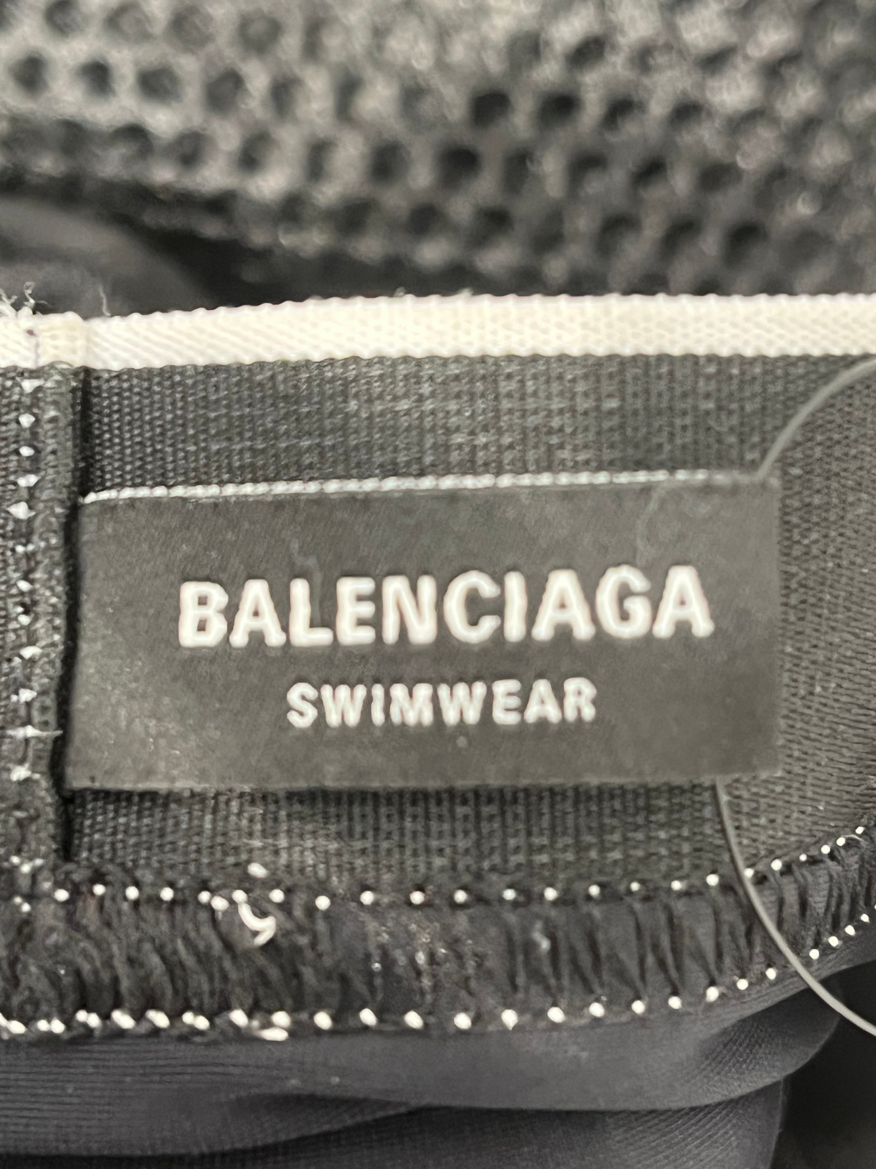BALENCIAGA/Shorts/XS/Polyester/BLK/BOXER LINING SHORTS view 5