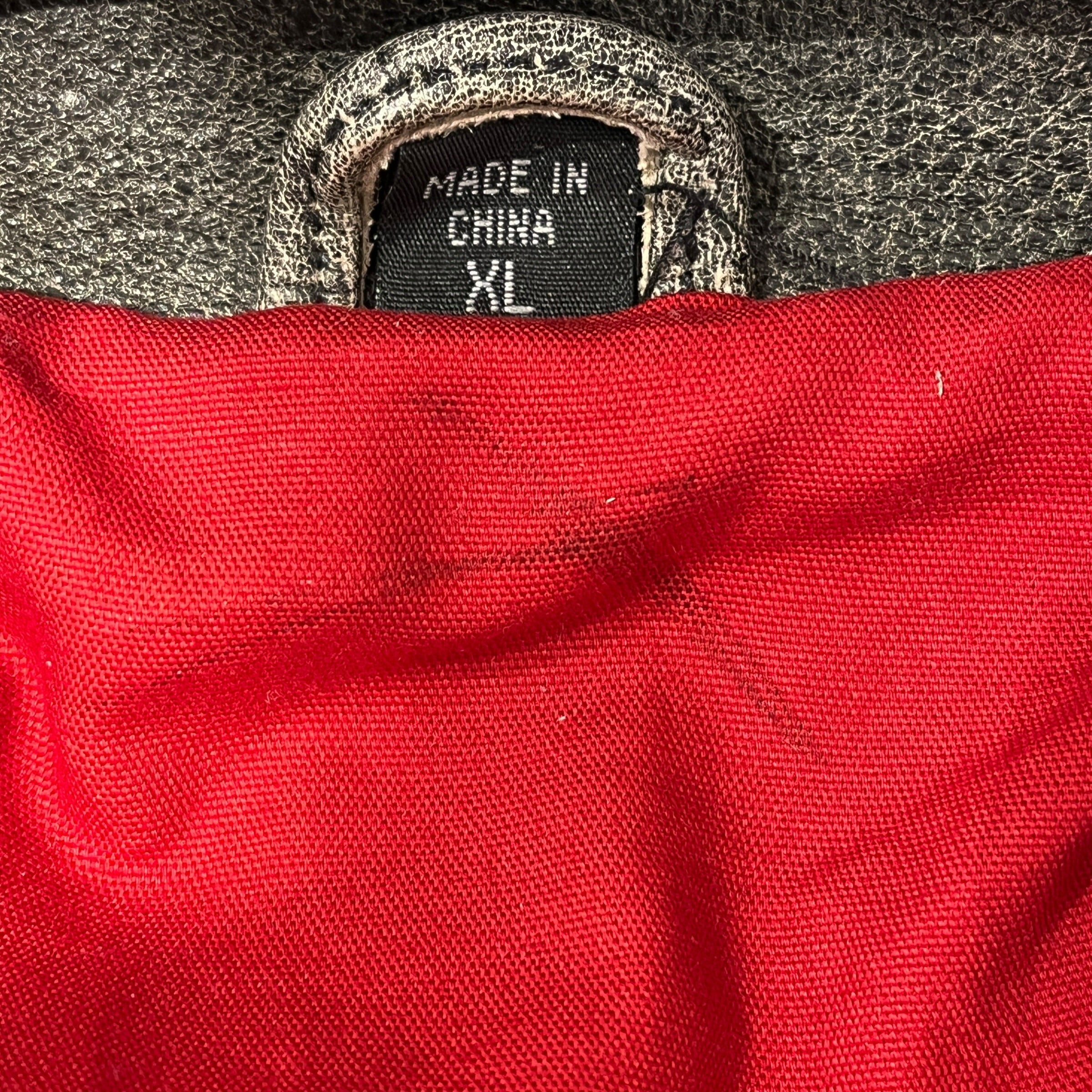 Vintage/Leather Jkt/XL/Leather/BLK/55 YEAR STAMP ON BACK view 5
