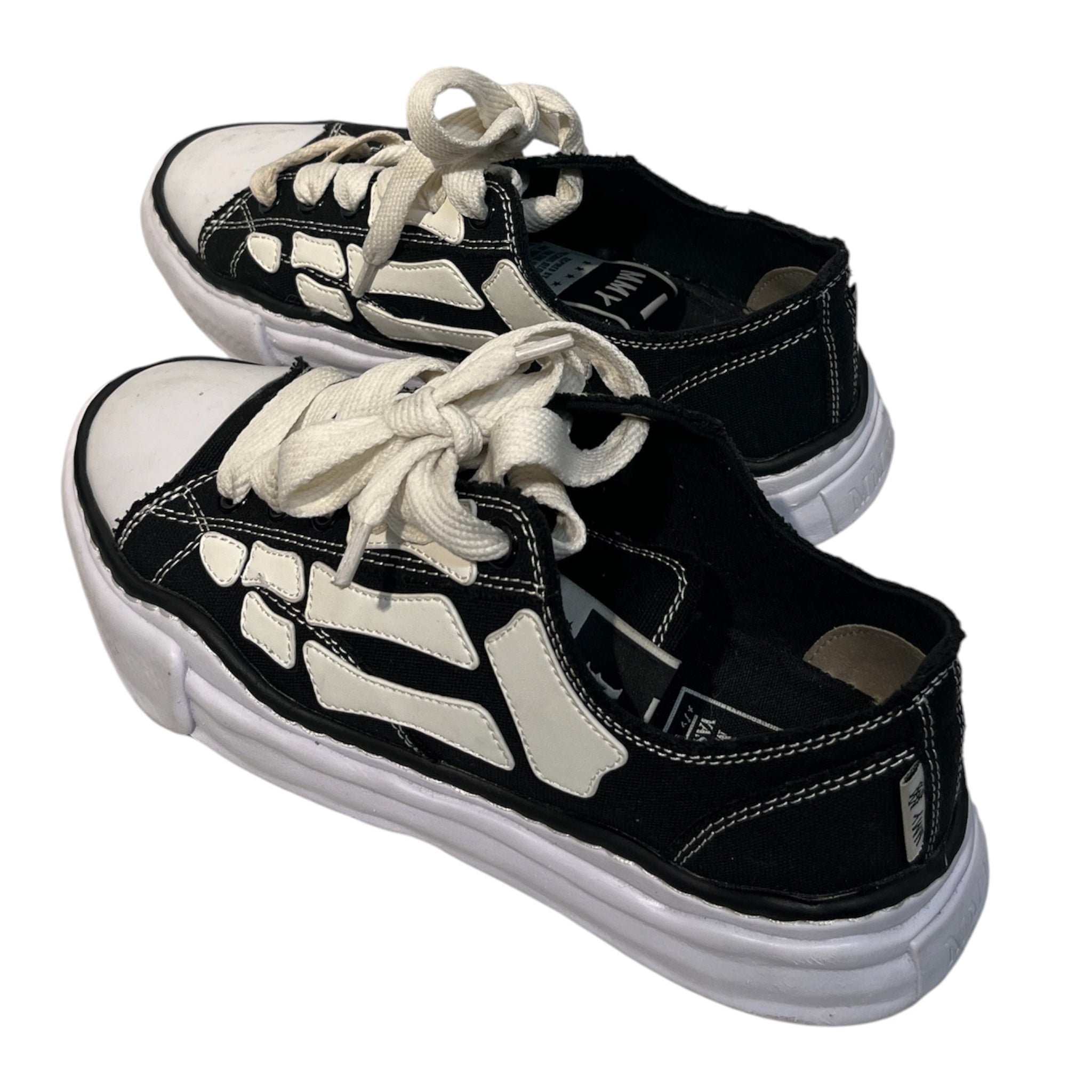 AMIRI/MIHARA YASUHIRO/Low-Sneakers/EU 43/BLK/WHITE BONES C13FW701 view 2