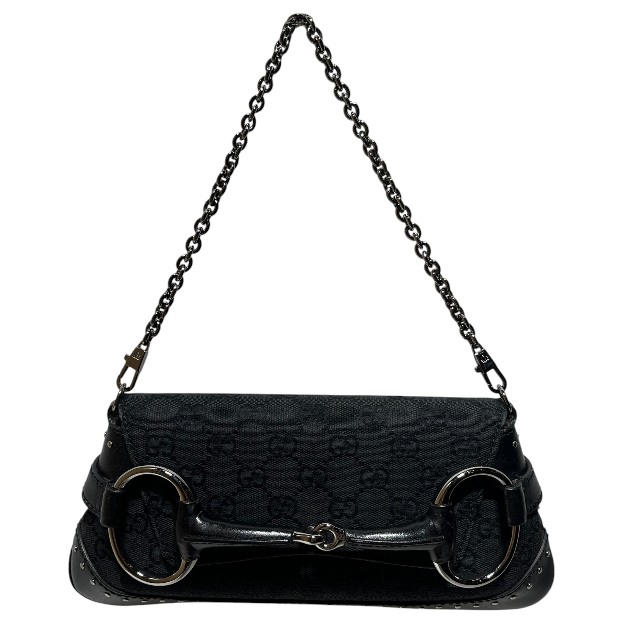 GUCCI/Bag/BLK/HORSEBIT SHOULDER view 1