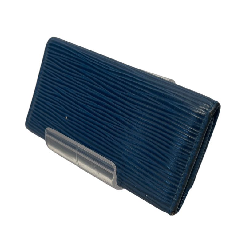 LOUIS VUITTON/Wallet/Leather/BLU/Key Case