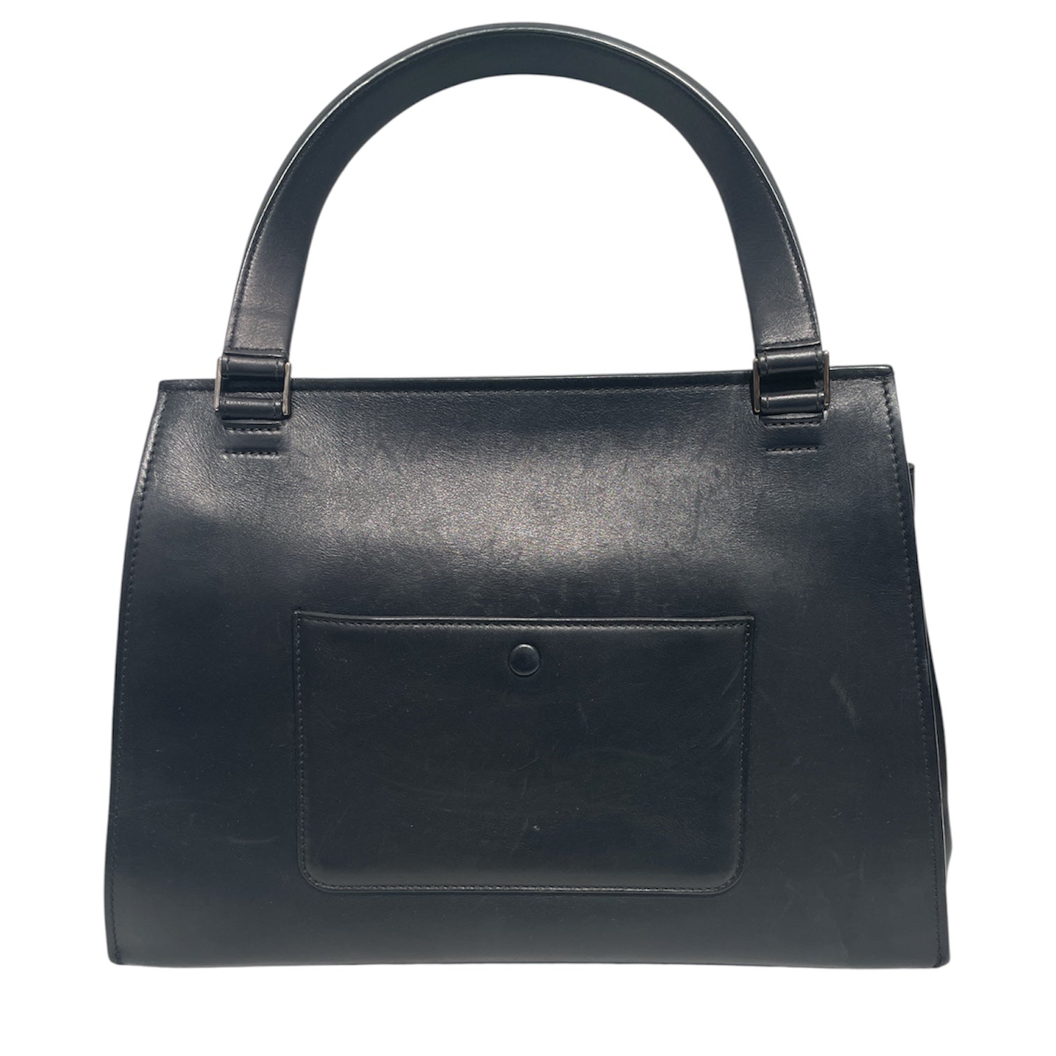 CELINE/Hand Bag/Leather/BLK/Black Medium Edge Bag view 2