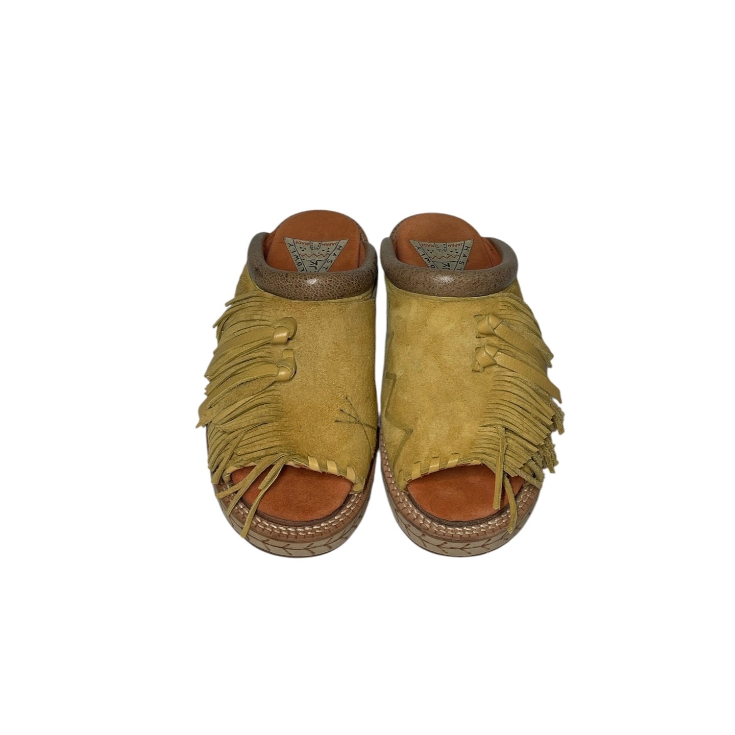 KAPITAL/vibram/Shoes/US 8/Suede/YEL/TASSLE/MUSTARD YLW/ORG INSIDE view 3