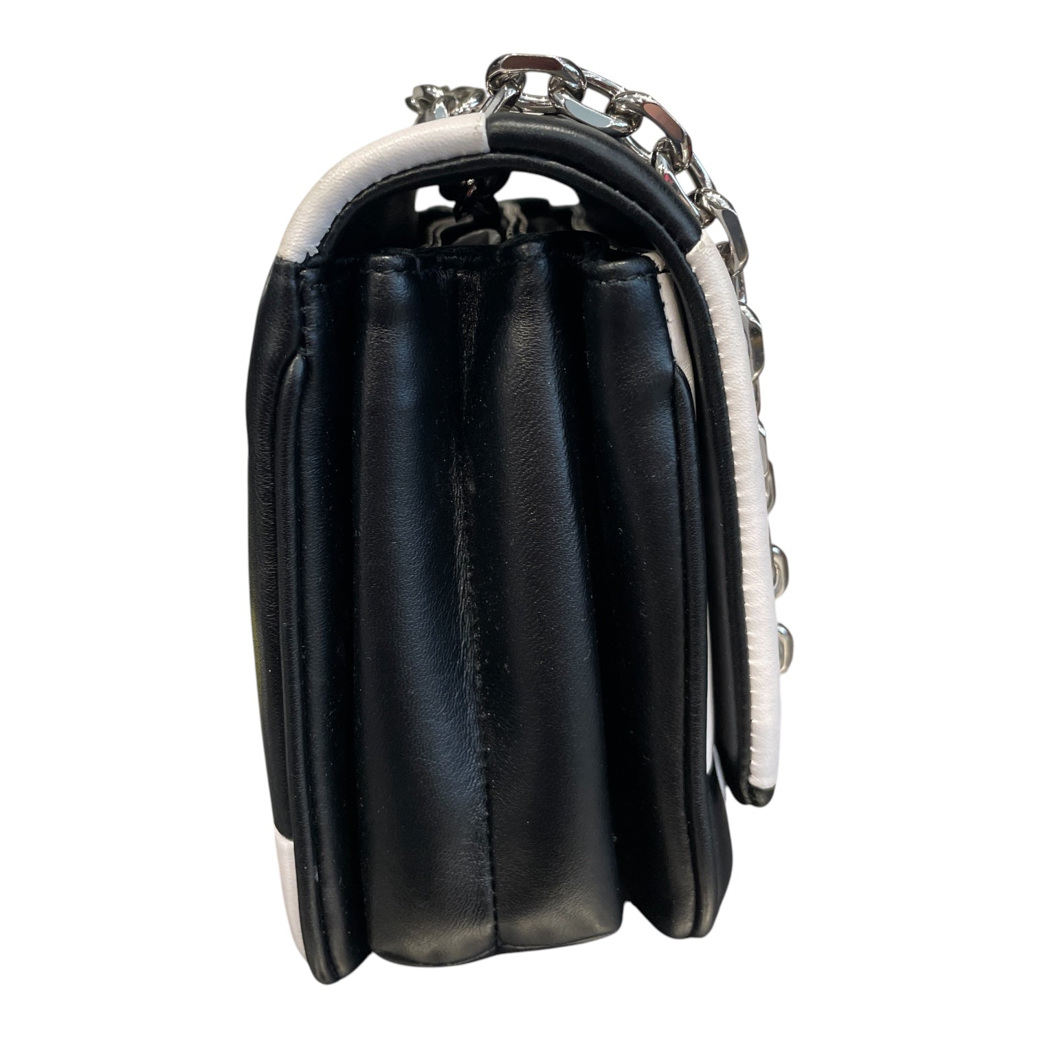 Calvin Klein 205W39NYC/Cross Body Bag/Stripe/BLK/CHECK SILVER CLASP view 7