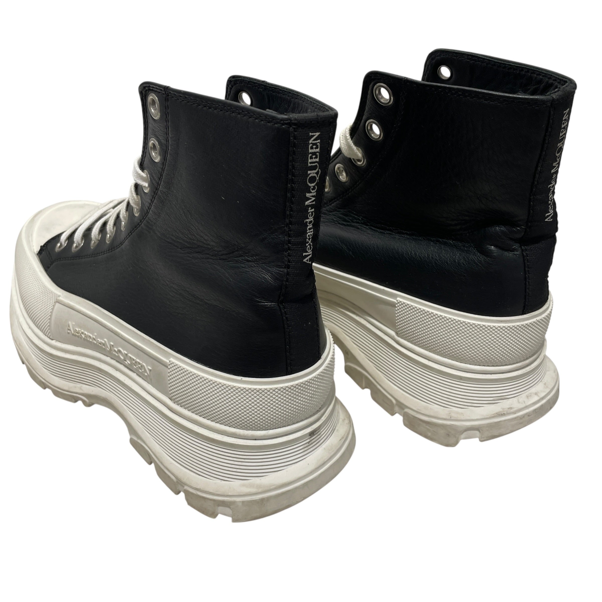 Alexander McQueen/Hi-Sneakers/US 11/Nylon/WHT/tread slick view 2