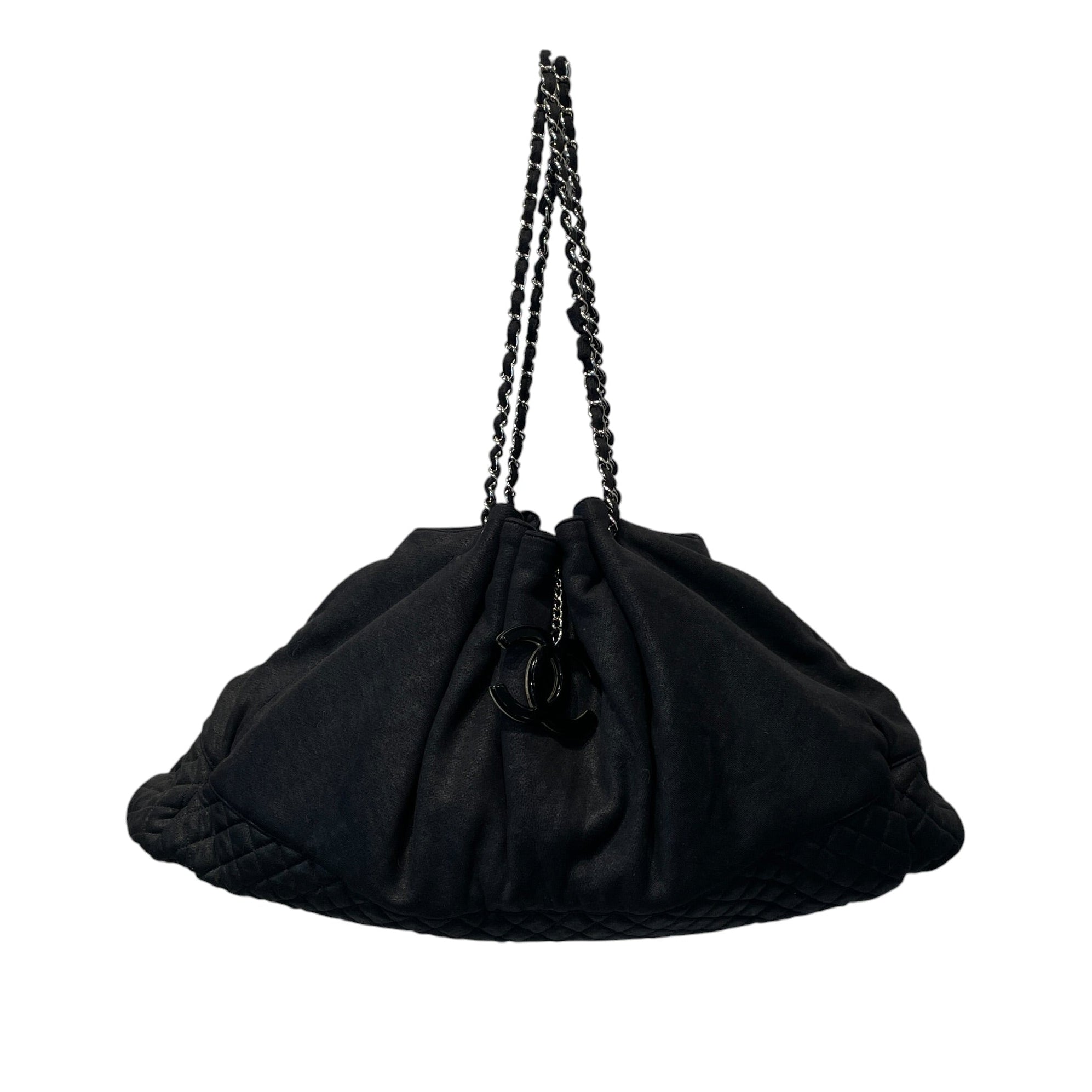 CHANEL/Tote Bag/Cotton/BLK/2008 CRUISE BAG view 2