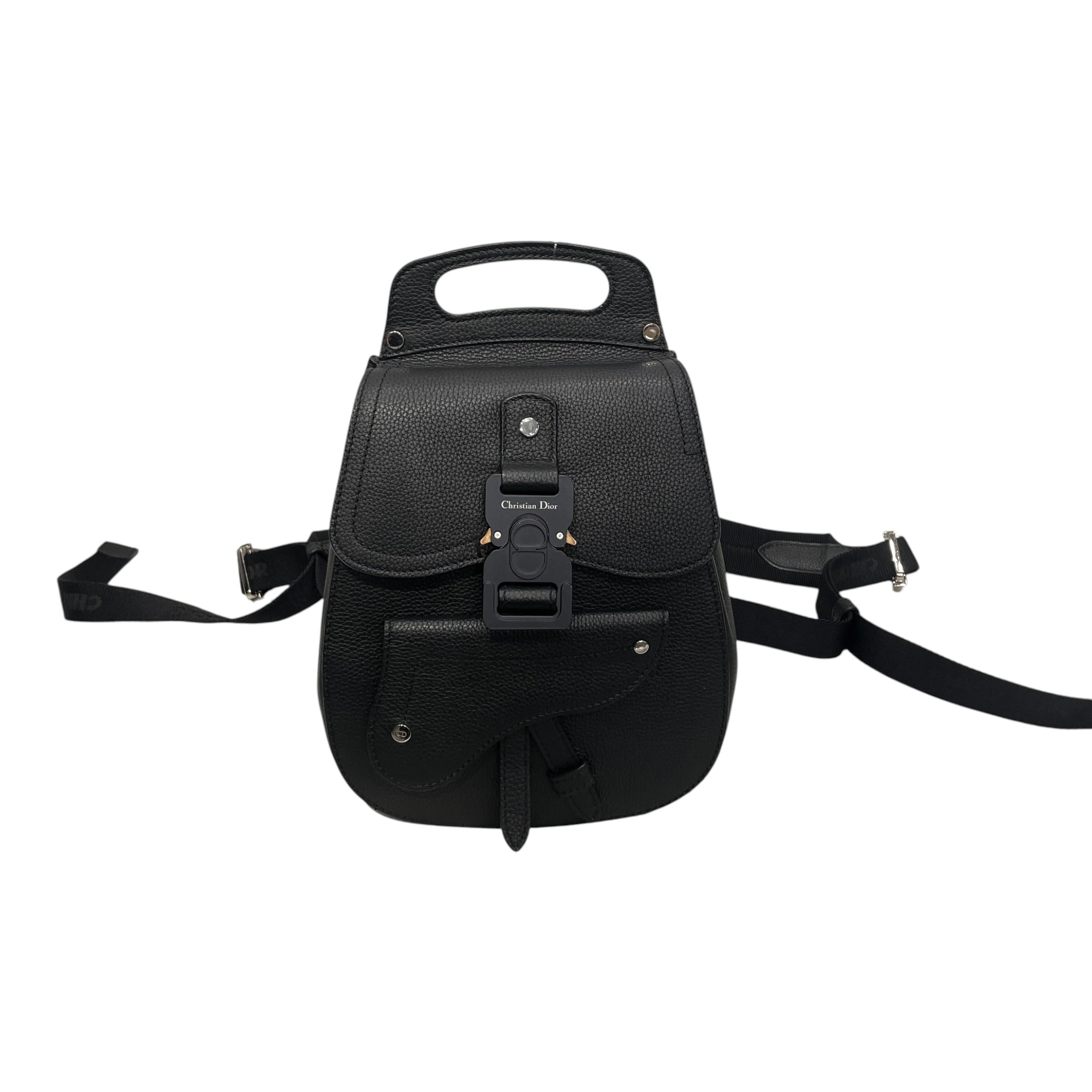 Christian Dior/Backpack/Leather/BLK/24-BO-0179 view 1