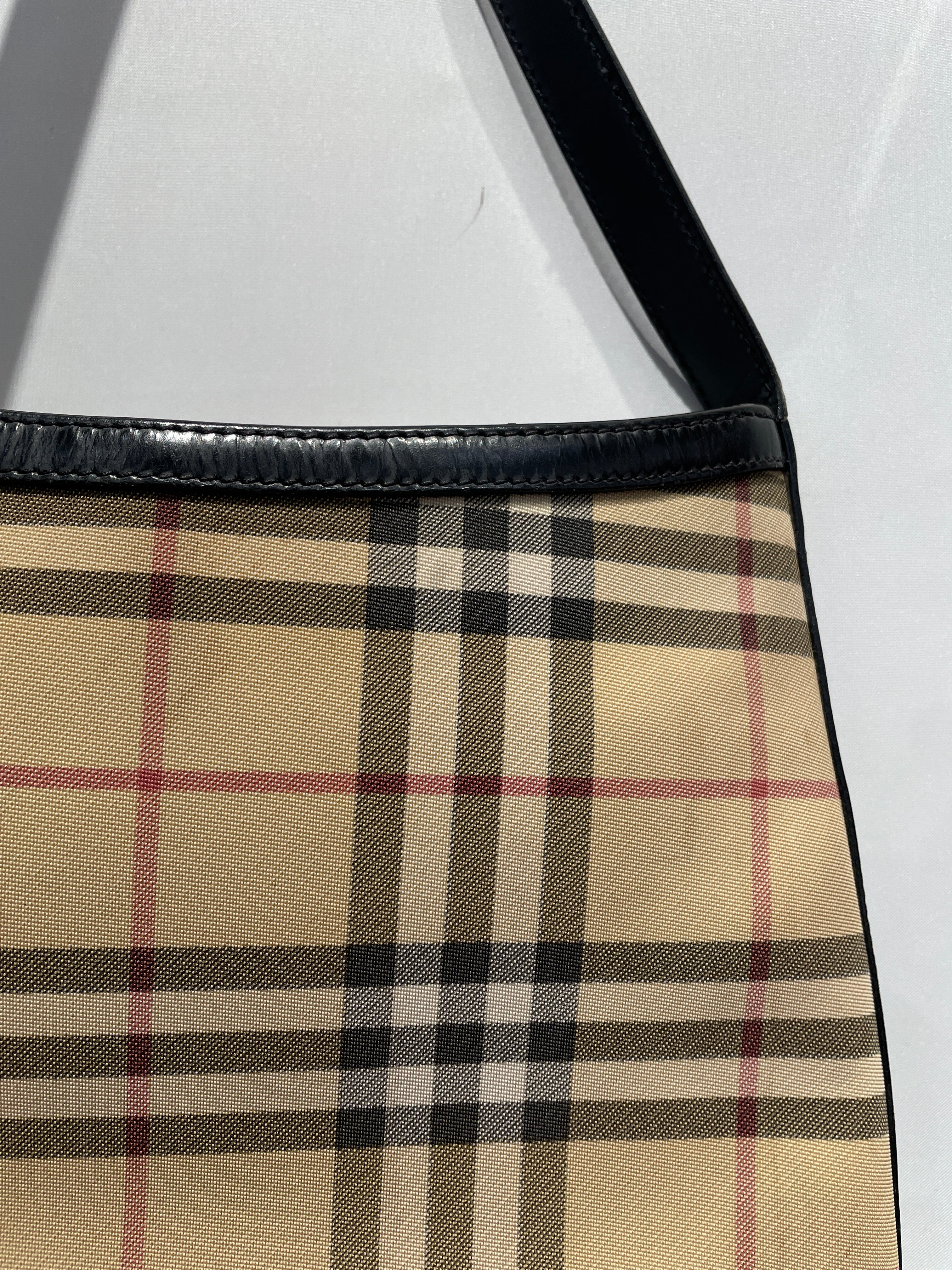 BURBERRY/Clutch Bag/Plaid/Nylon/CML/ view 5