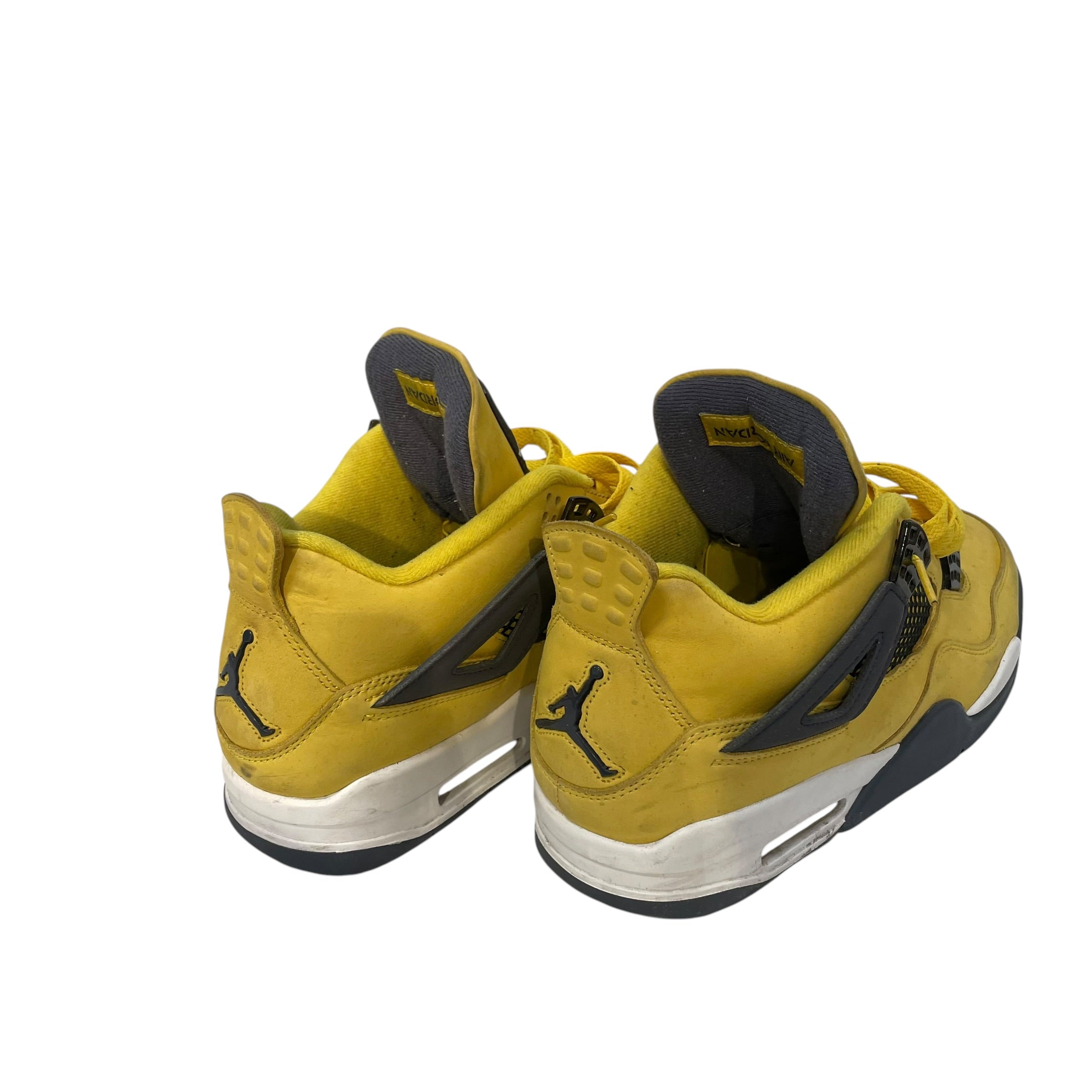 NIKE/AIR JORDAN 4 RETRO/Hi-Sneakers/US 10.5/Leather/YEL/Straight Tip/CT8527-700 view 2