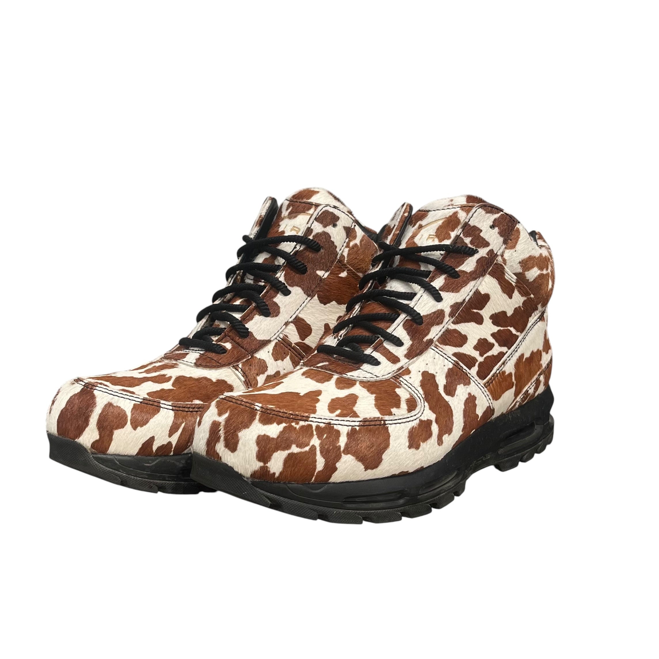 NIKE/Boots/US 13/Animal Pattern/Cotton/BRW/PONY FUR GOADOME COW view 4
