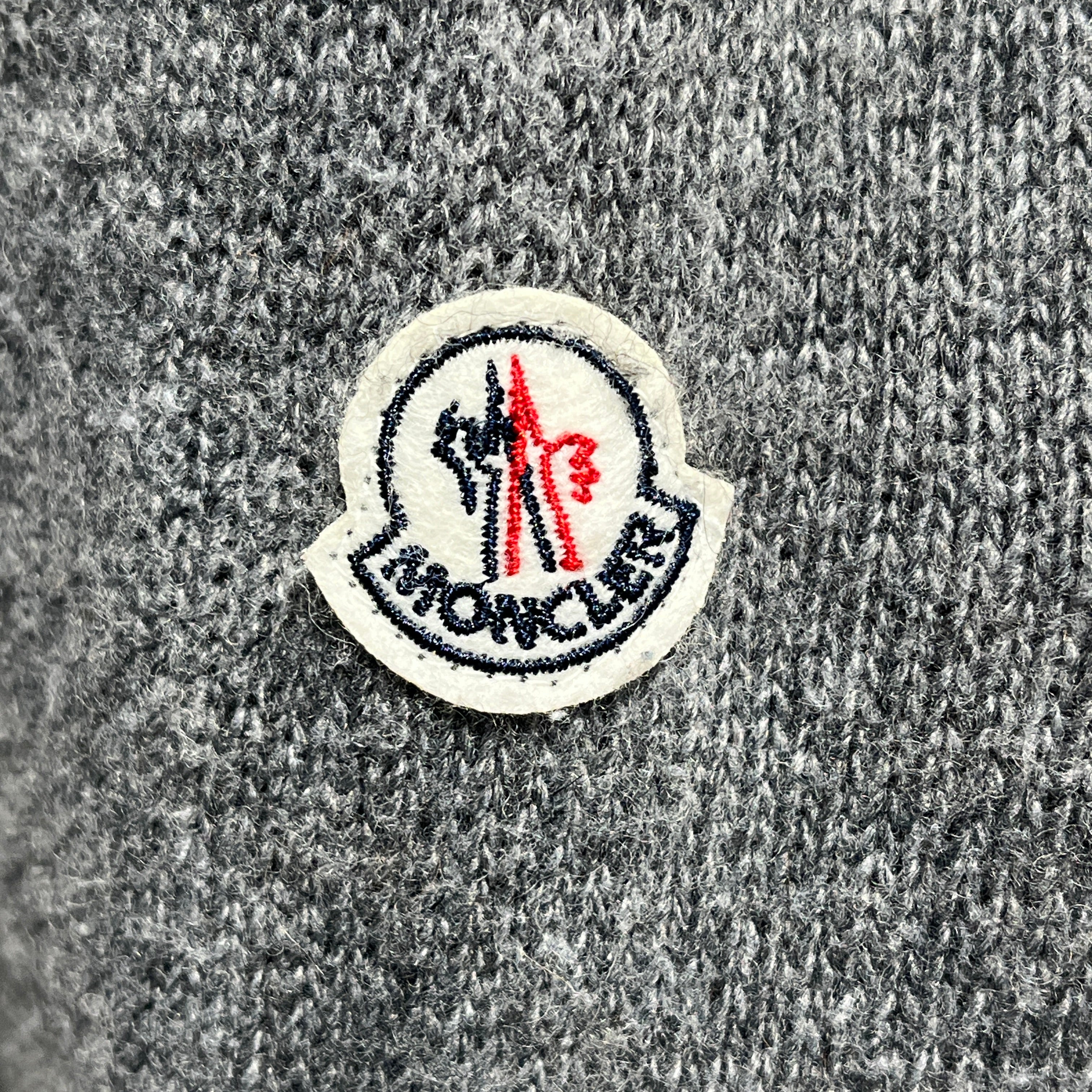 MONCLER/Sweater/L/Wool/GRY/print knit sweater view 5
