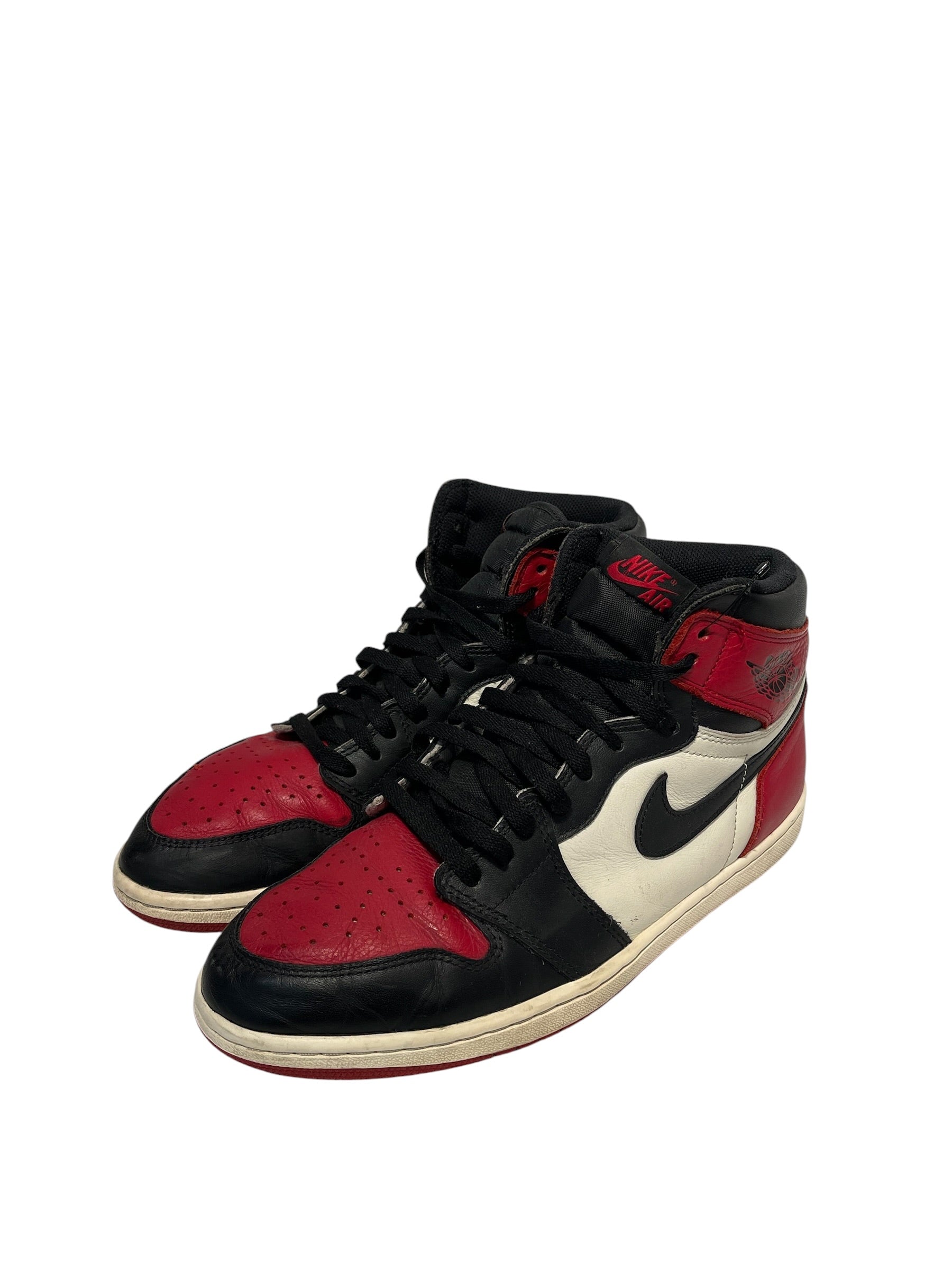 NIKE/Hi-Sneakers/US 10.5/Cotton/RED/bred toe view 2