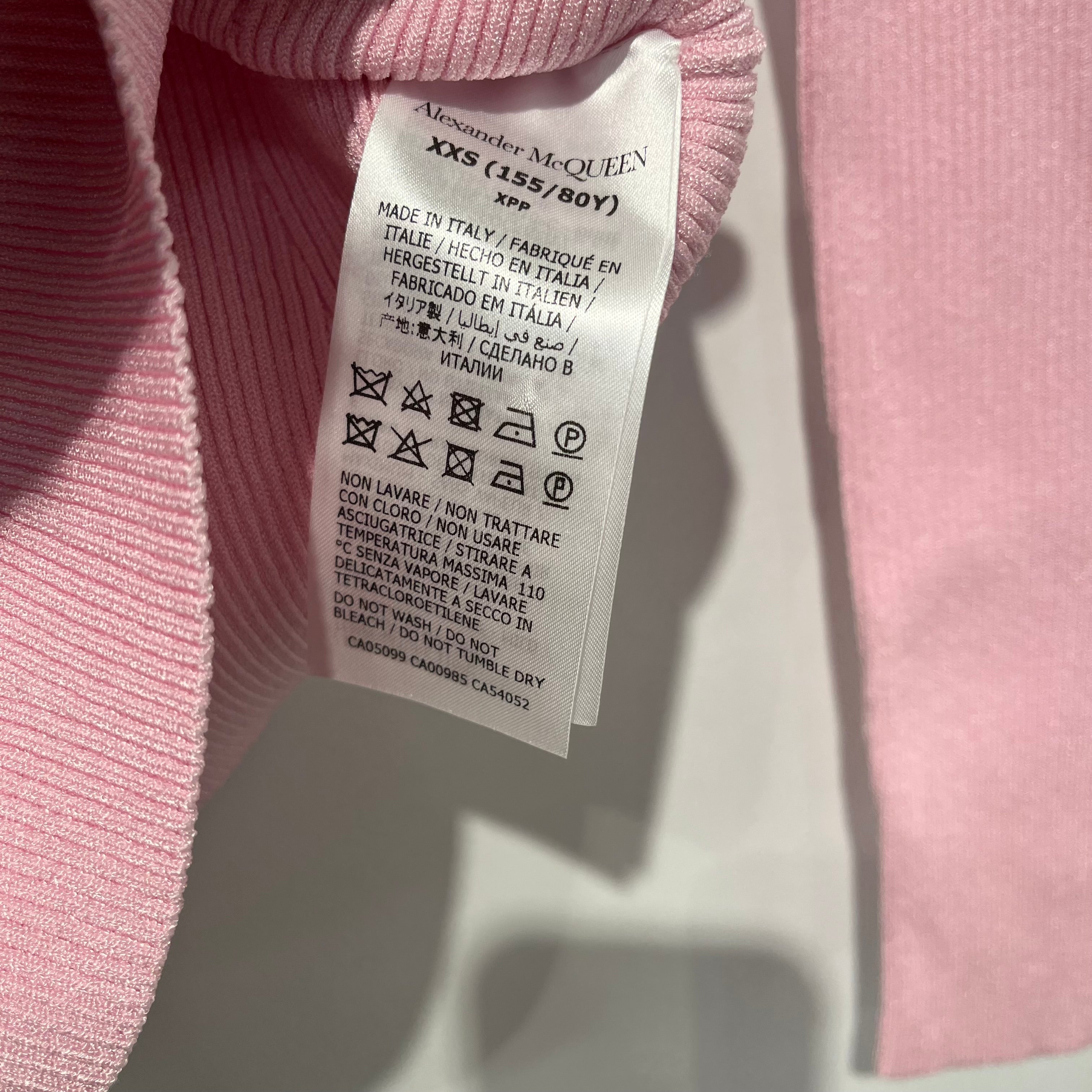 Alexander McQueen/LS Blouse/XXS/Cotton/PNK/BNWT LS SHIRT view 4