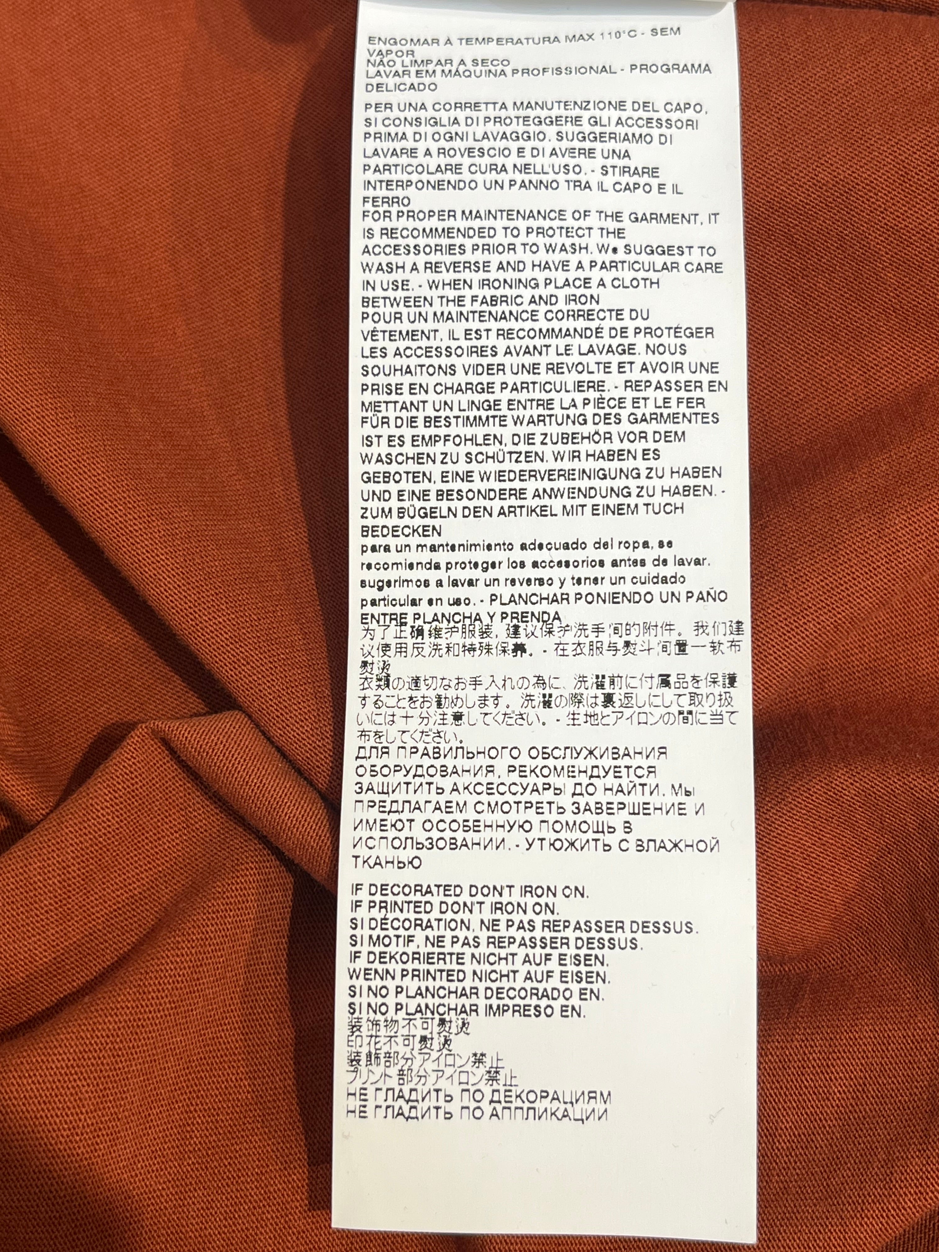 MARNI/T-Shirt/50/Cotton/BRW/Graphic/ZEBRA LOGO view 6