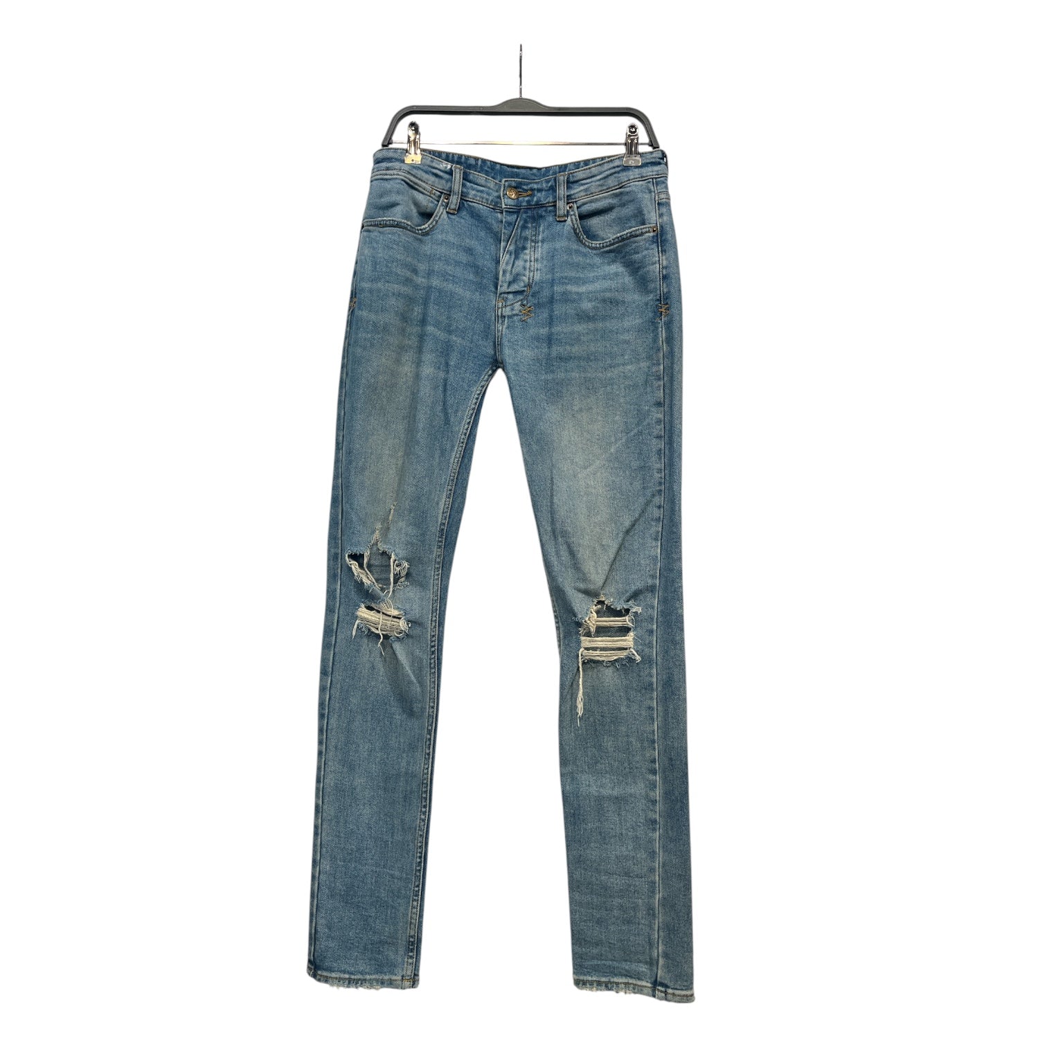 ksubi/Skinny Pants/31/Denim/BLU/KNEE SLITS view 1