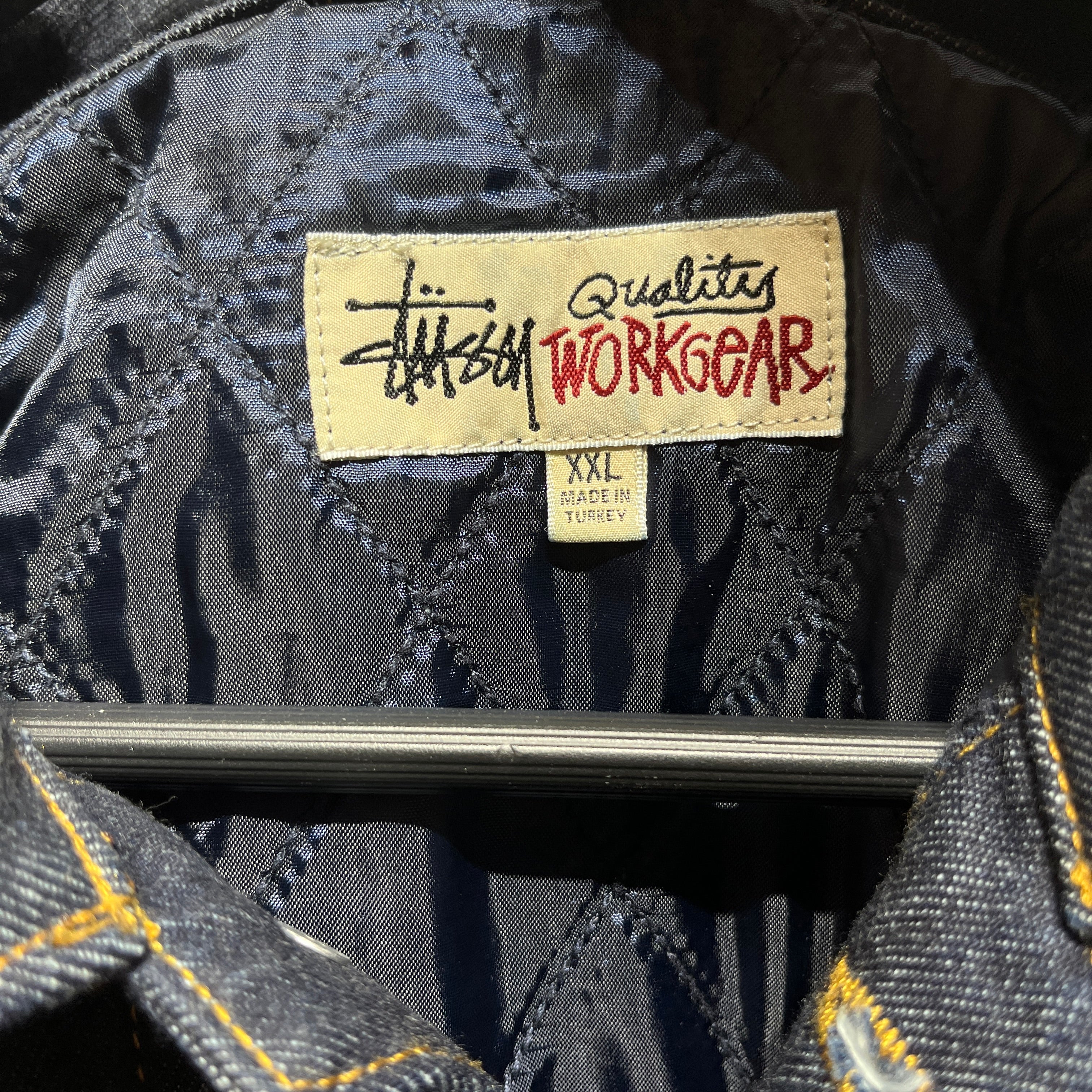 STUSSY/Denim Jkt/XXL/Denim/IDG/WRKGR view 3