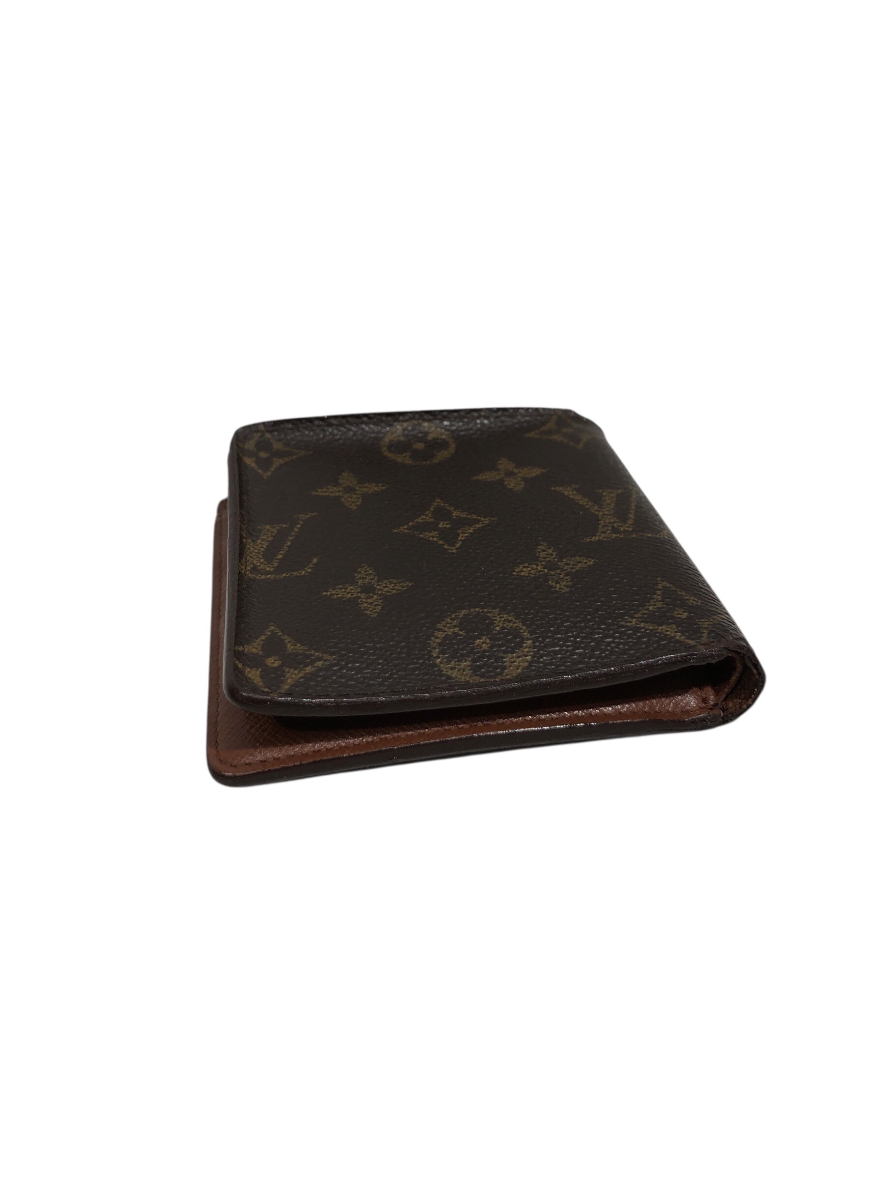 LOUIS VUITTON/Bifold Wallet/Monogram/Leather/BRW/ view 3