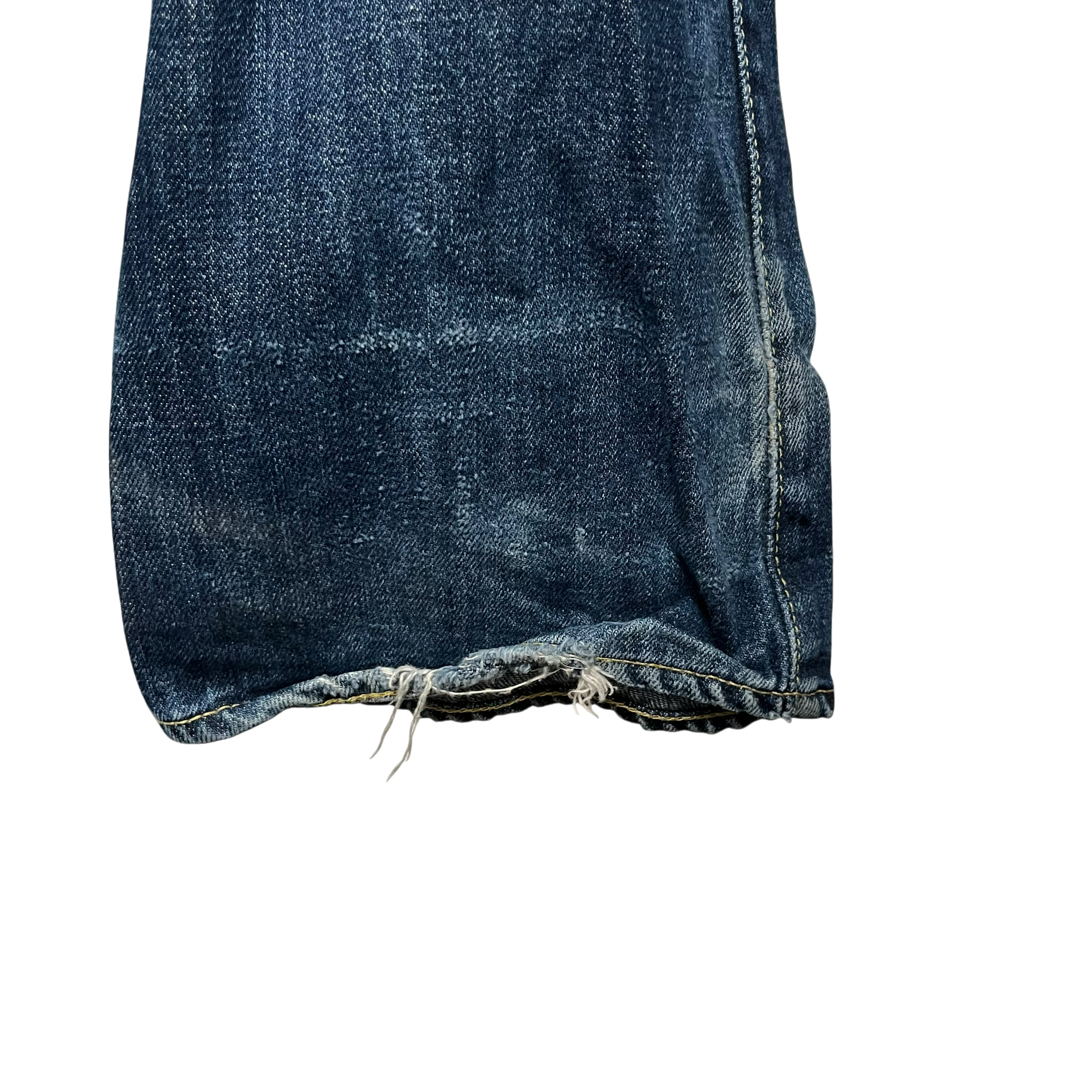 A BATHING APE/Straight Pants/M/Denim/BLU/2000s leopard view 7