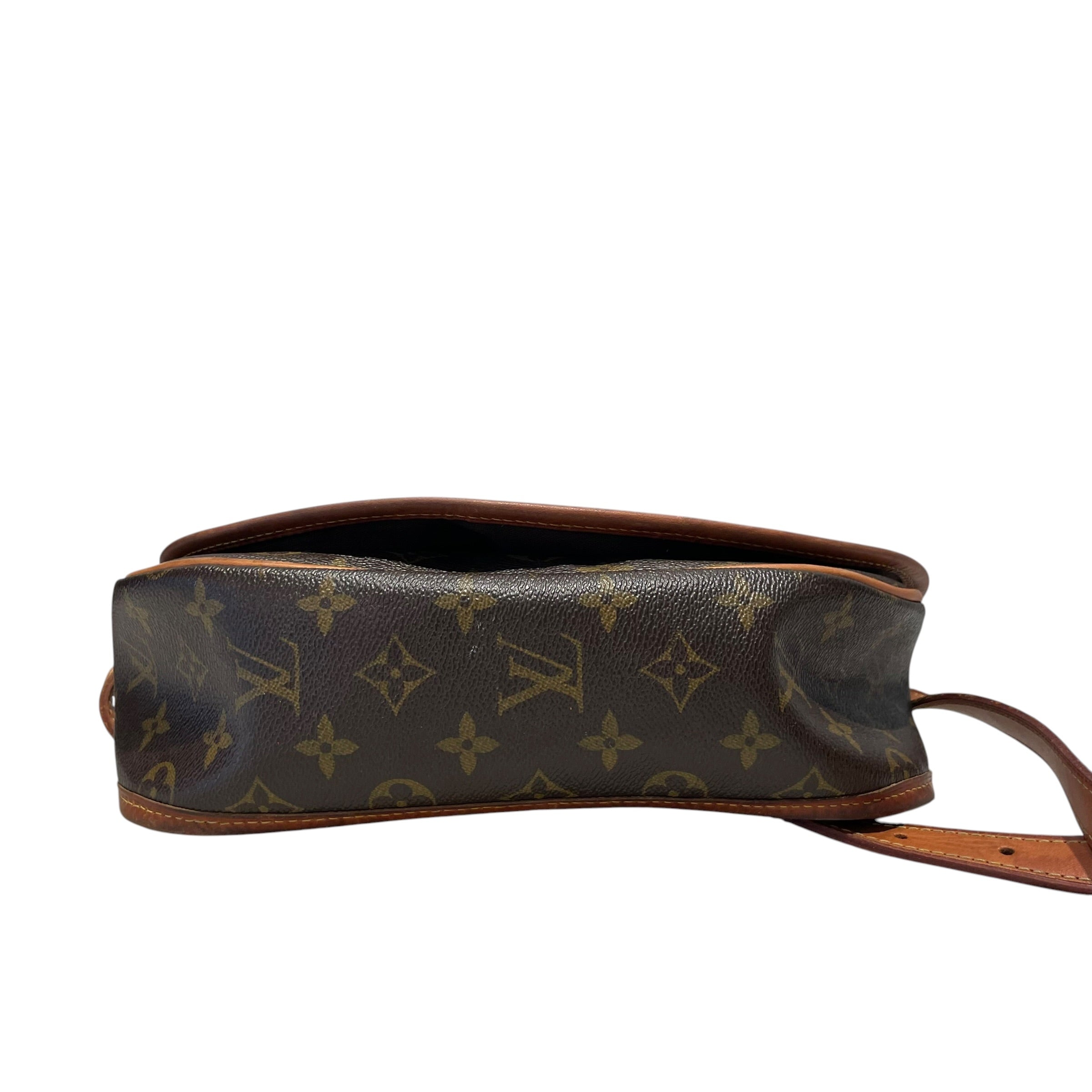 LOUIS VUITTON/Cross Body Bag/Monogram/Leather/BRW/Louis Vuitton  Menilmontant PM view 3