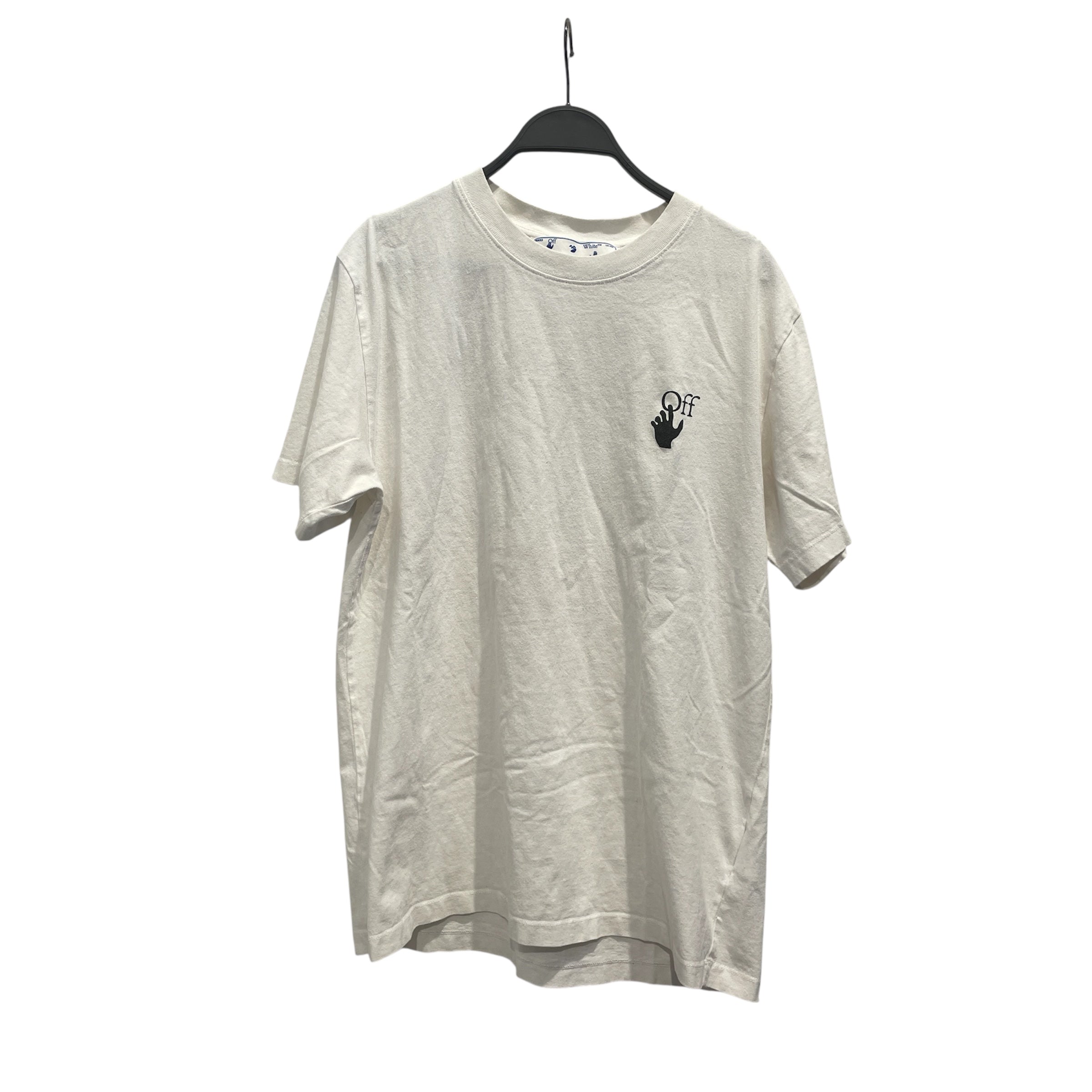 OFF-WHITE/T-Shirt/L/Cotton/WHT/Graphic/GRADIENT ARROWS TEE view 1