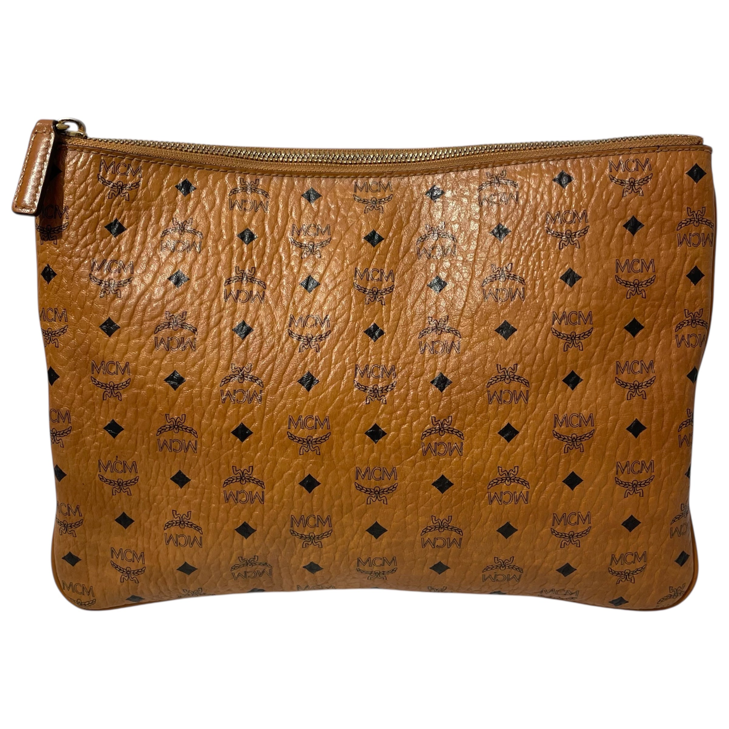 MCM/Cross Body Bag/M/Monogram/Leather/BRW/ view 3