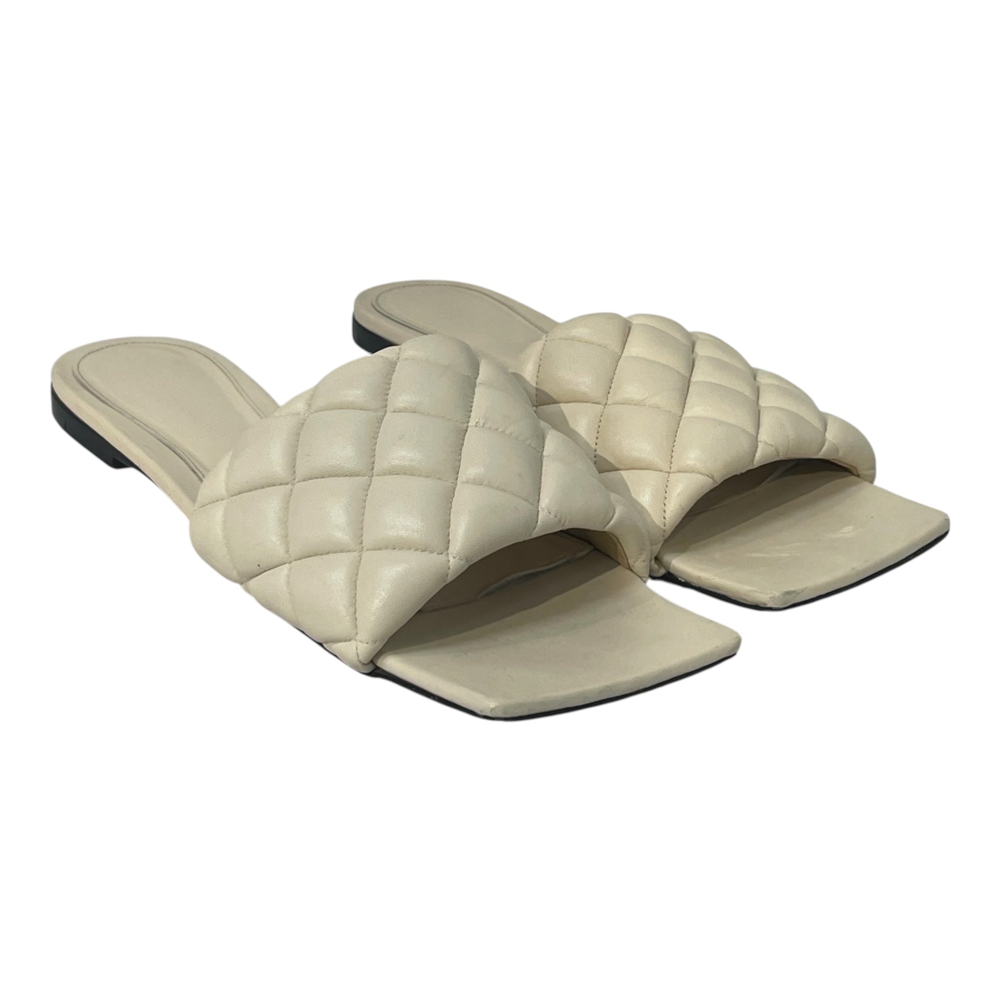 BOTTEGA VENETA/Sandals/EU 40/Leather/WHT/ view 1
