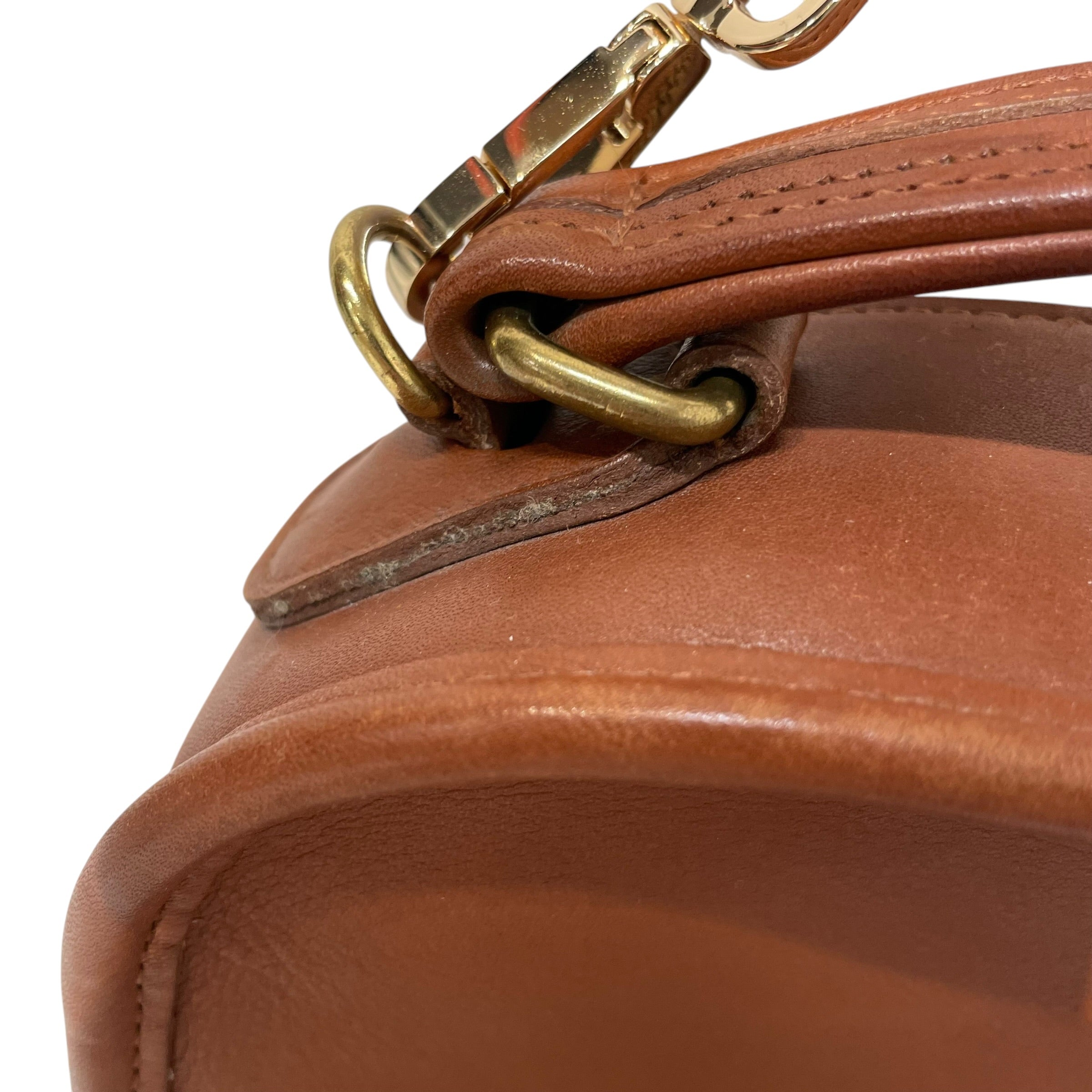 COACH/Hand Bag/Leather/BRW/9991 lunchbox vintage view 7