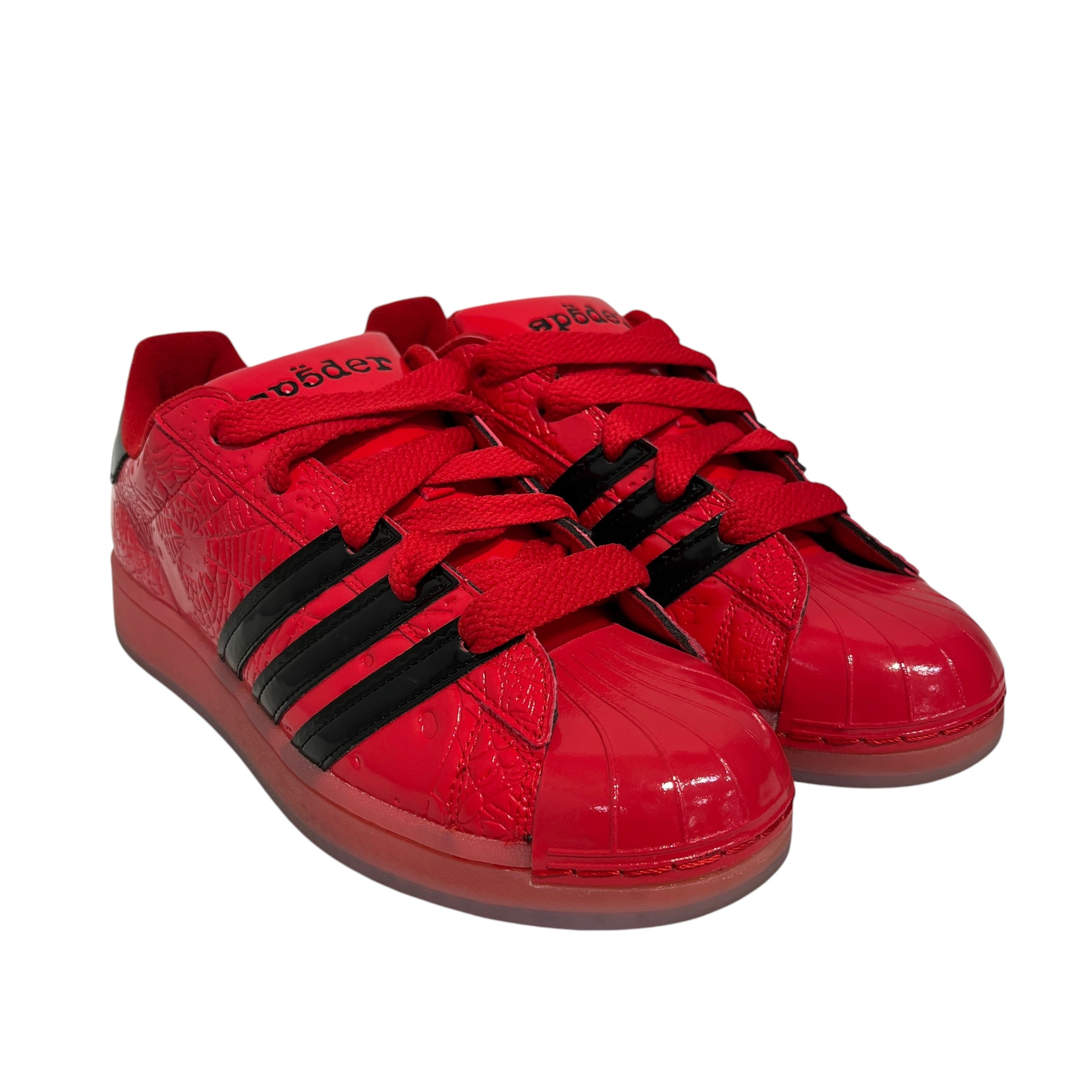 adidas/Low-Sneakers/US 10.5/Leather/RED/Sp5der Superstar view 1