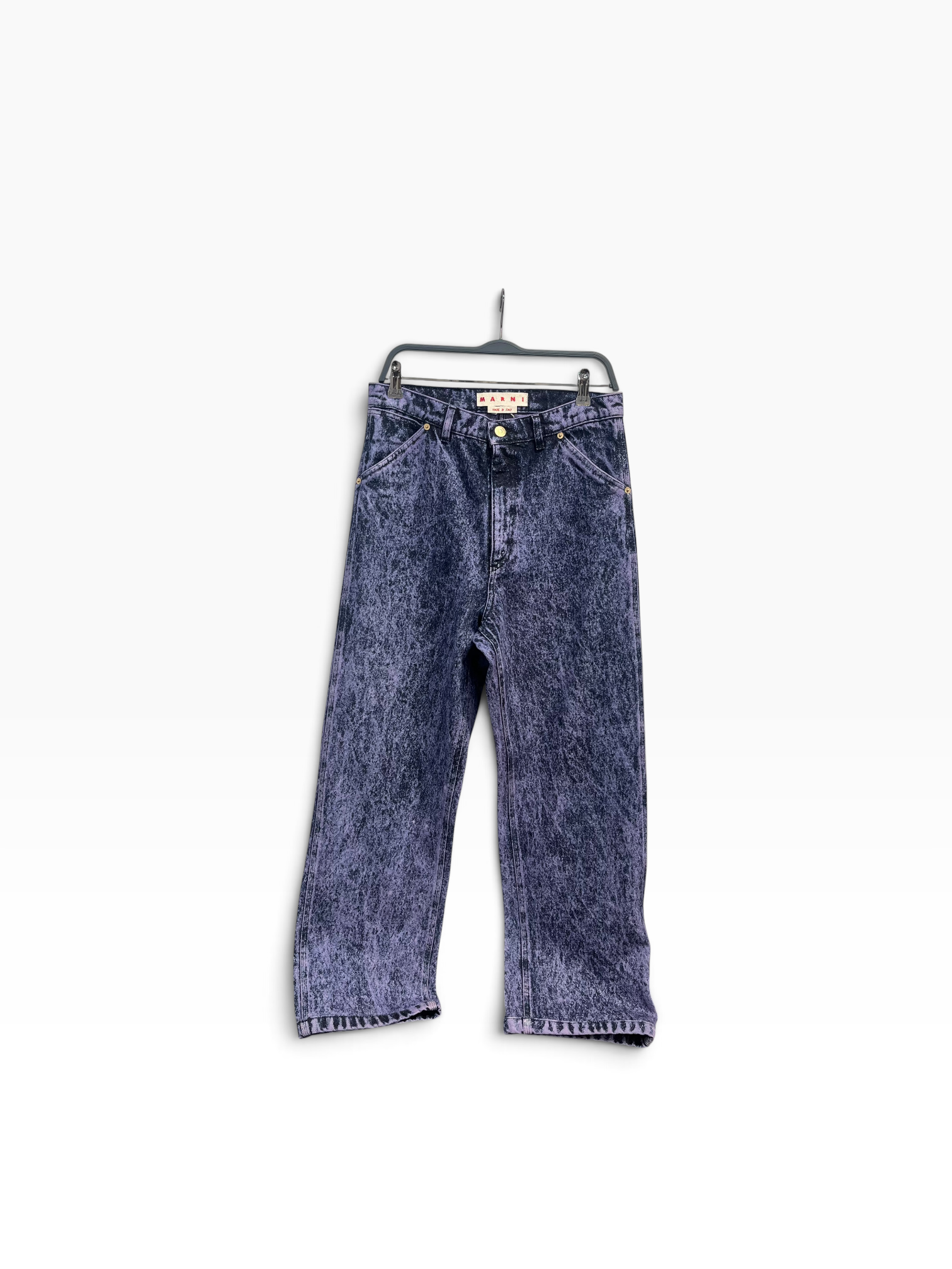 MARNI/Pants/30/Cotton/PPL/BLACK ACID WASH view 1