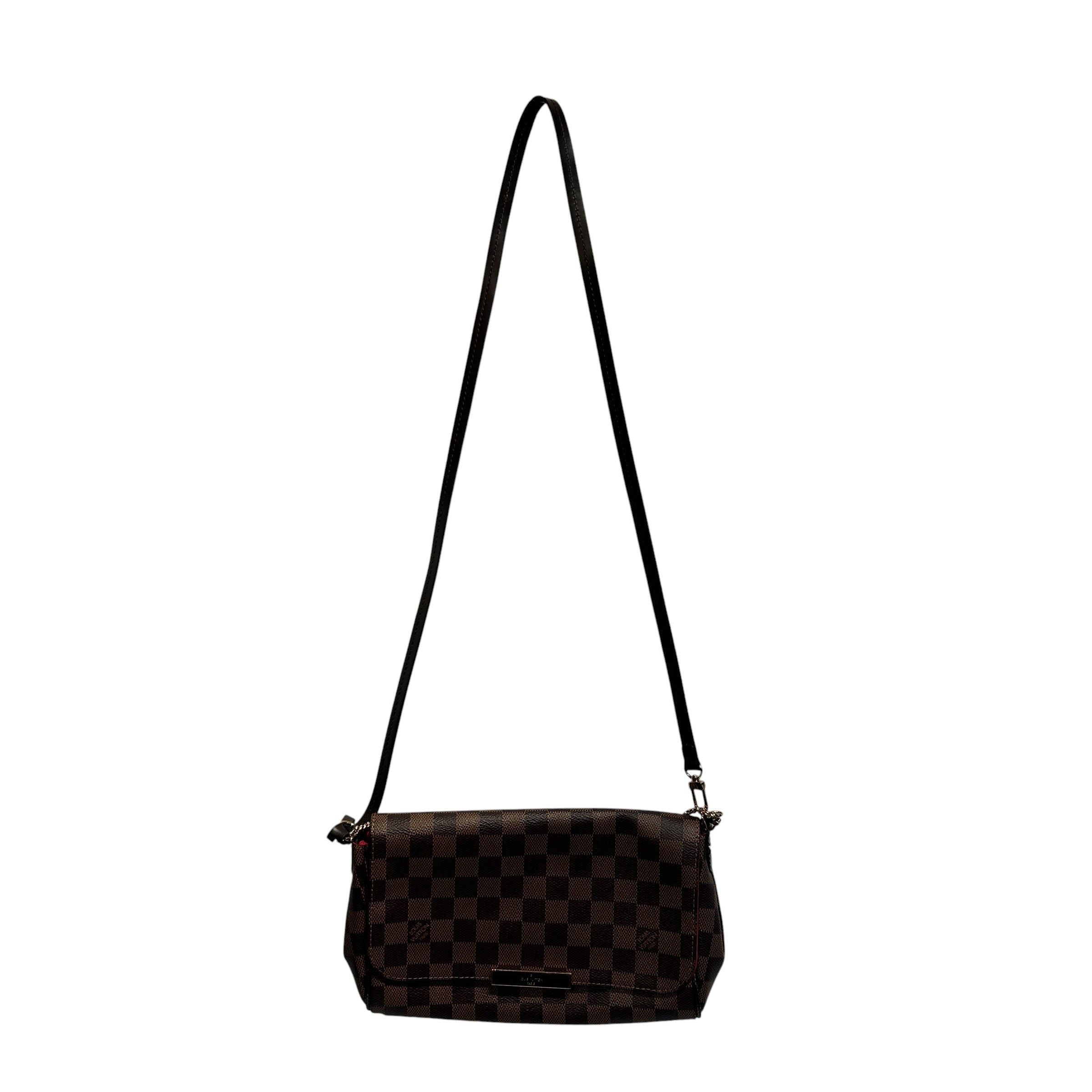 LOUIS VUITTON/Cross Body Bag/Monogram/Leather/BRW/Favorite MM Damier Ebene Bag view 1