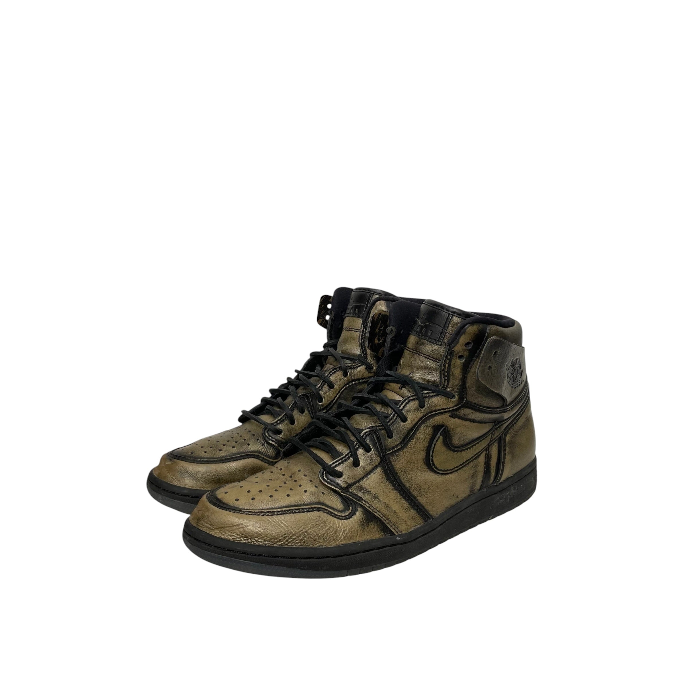 NIKE/Hi-Sneakers/US 10.5/GLD/jordan 1 wings view 3