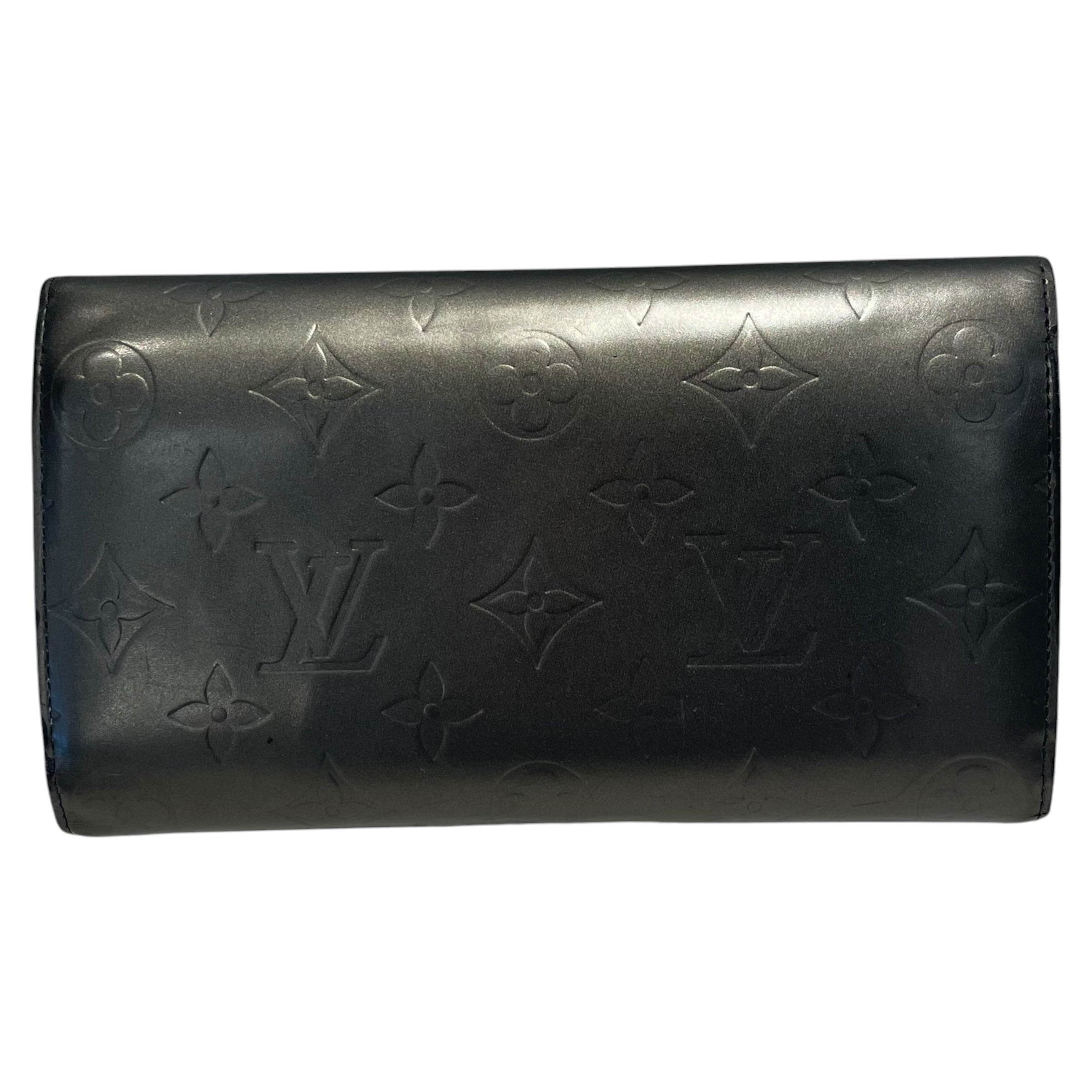 LOUIS VUITTON/Wallet/Monogram/Leather/GRY/L's/Mat Porte Feuille Sarah Wallet view 2