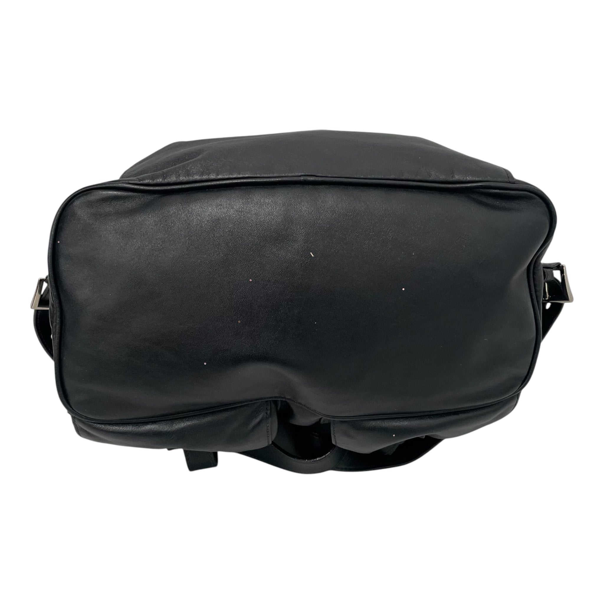 PRADA/Backpack/Leather/BLK/MEDIUM LEATHER BACKPACK view 4